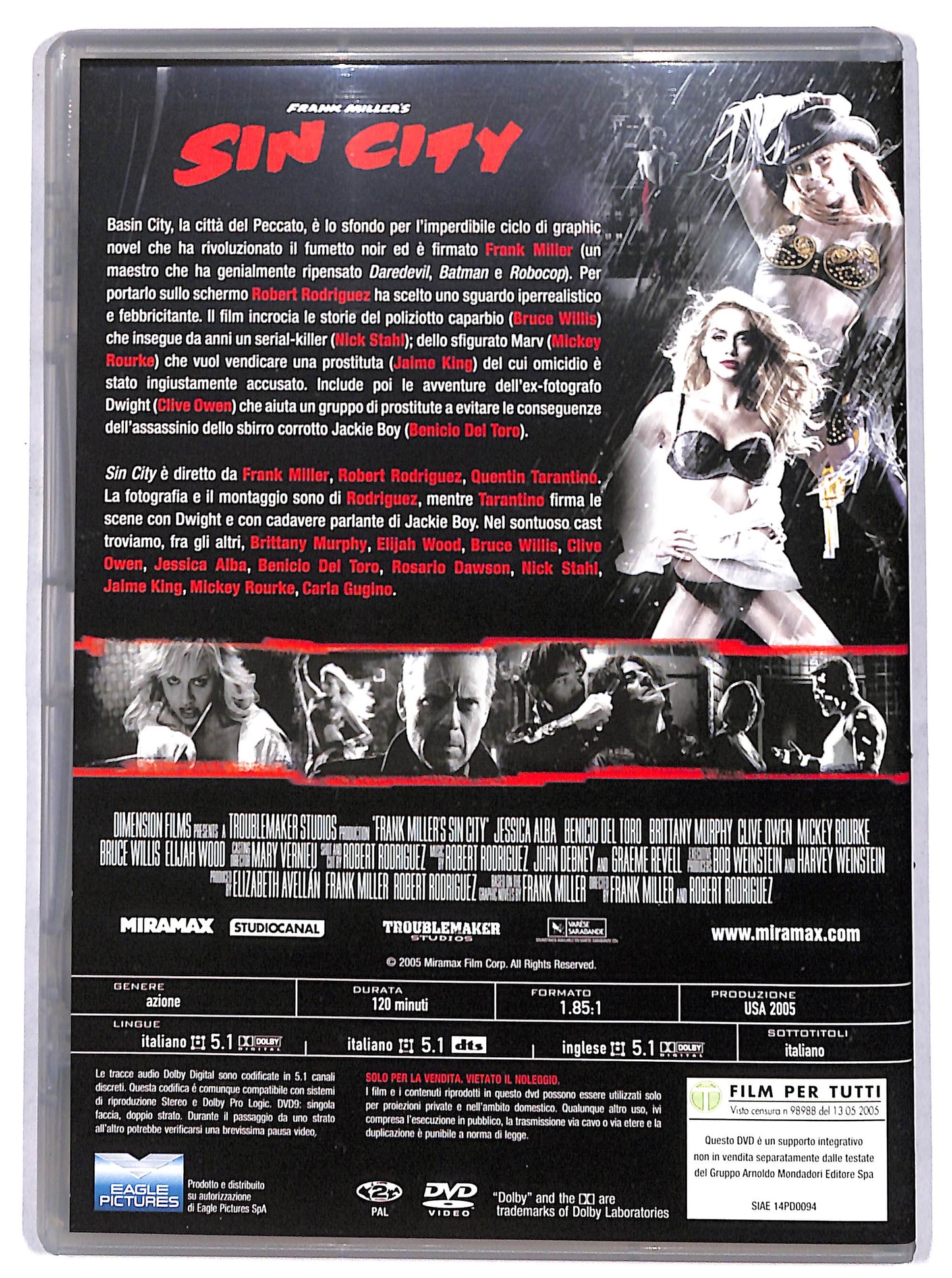 EBOND Sin City  EDITORIALE DVD D676520