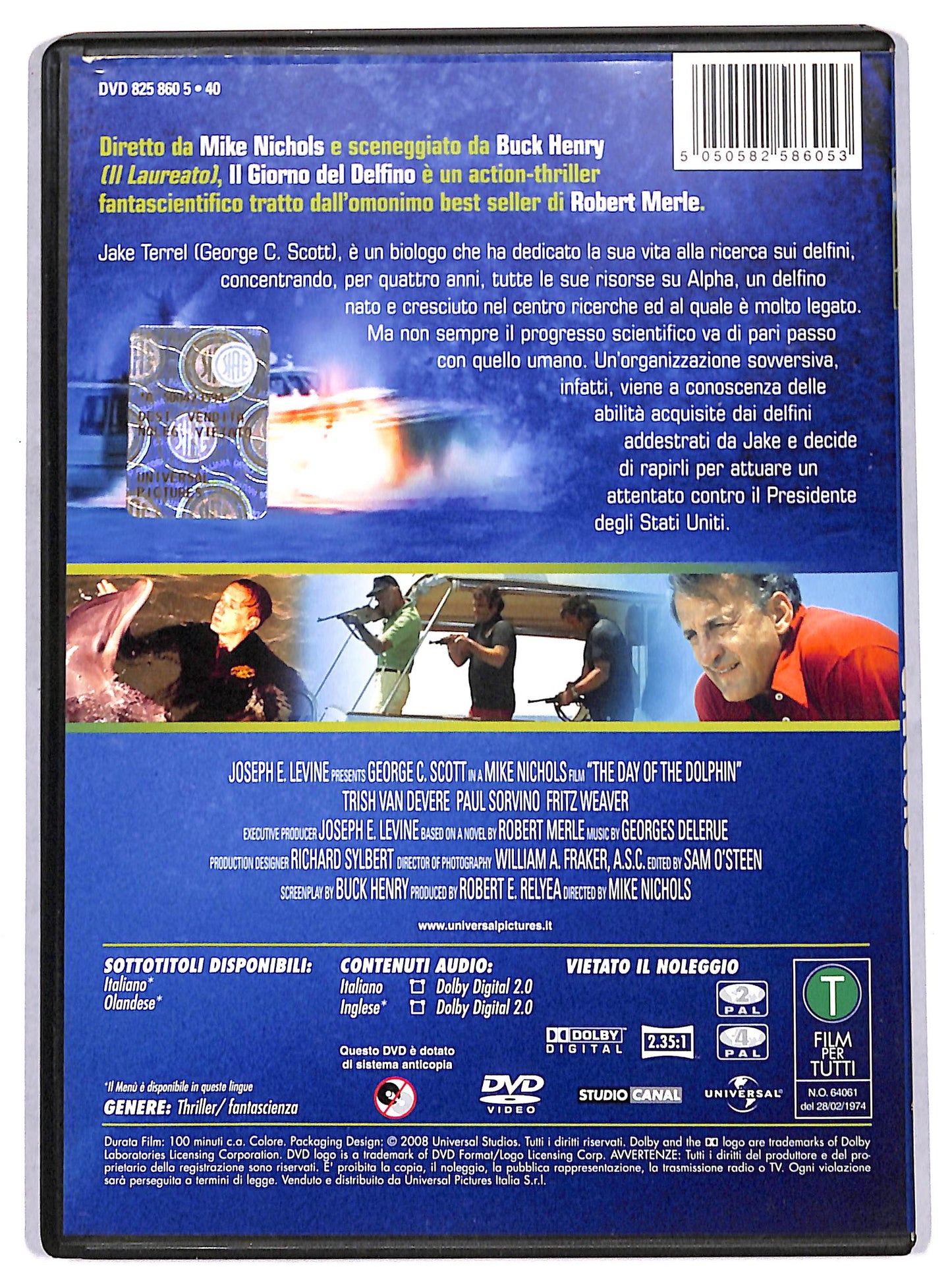 EBOND Il giorno del delfino DVD D676754