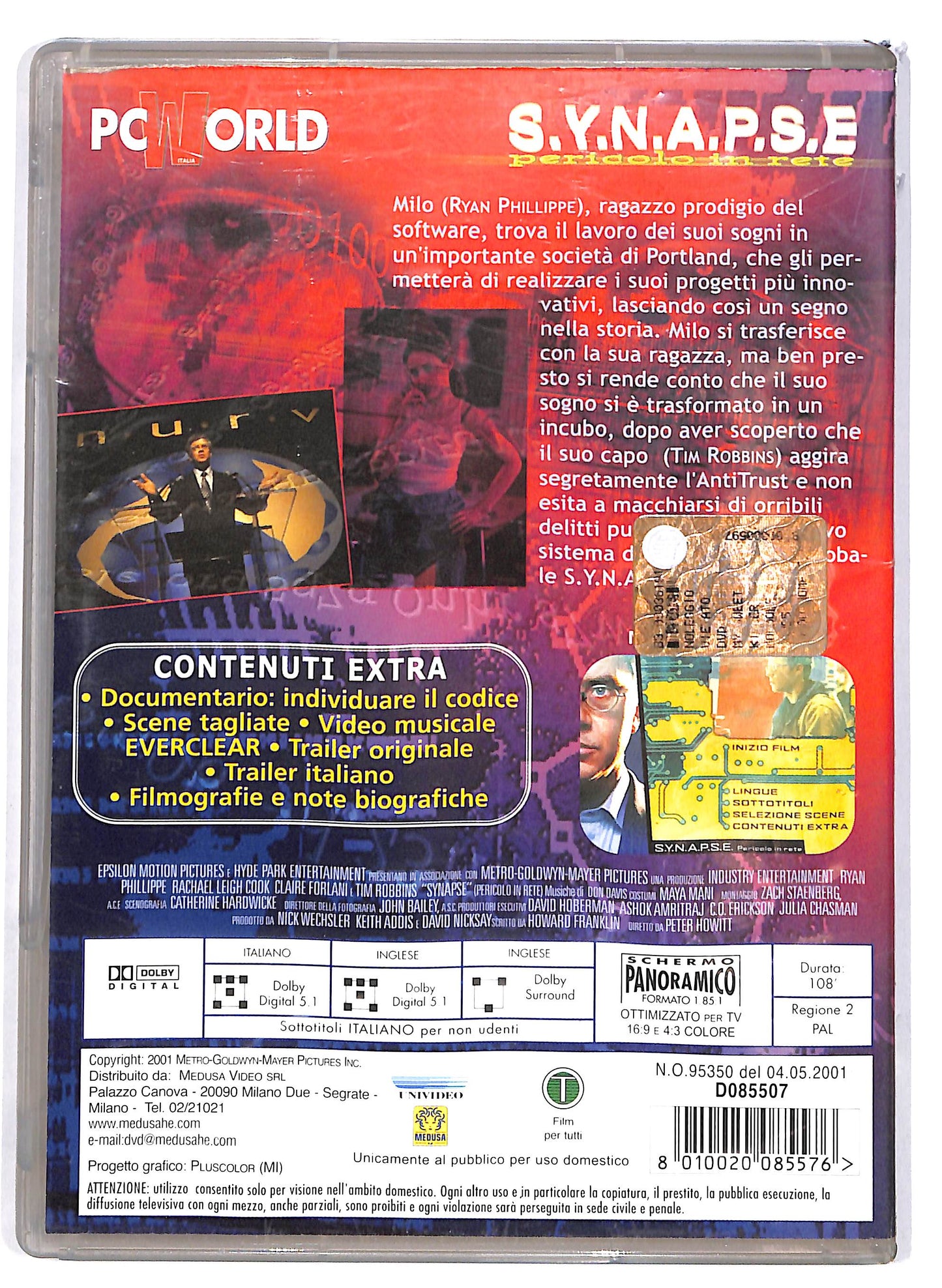 EBOND S.Y.N.A.P.S.E. - Pericolo in rete  DVD D676826