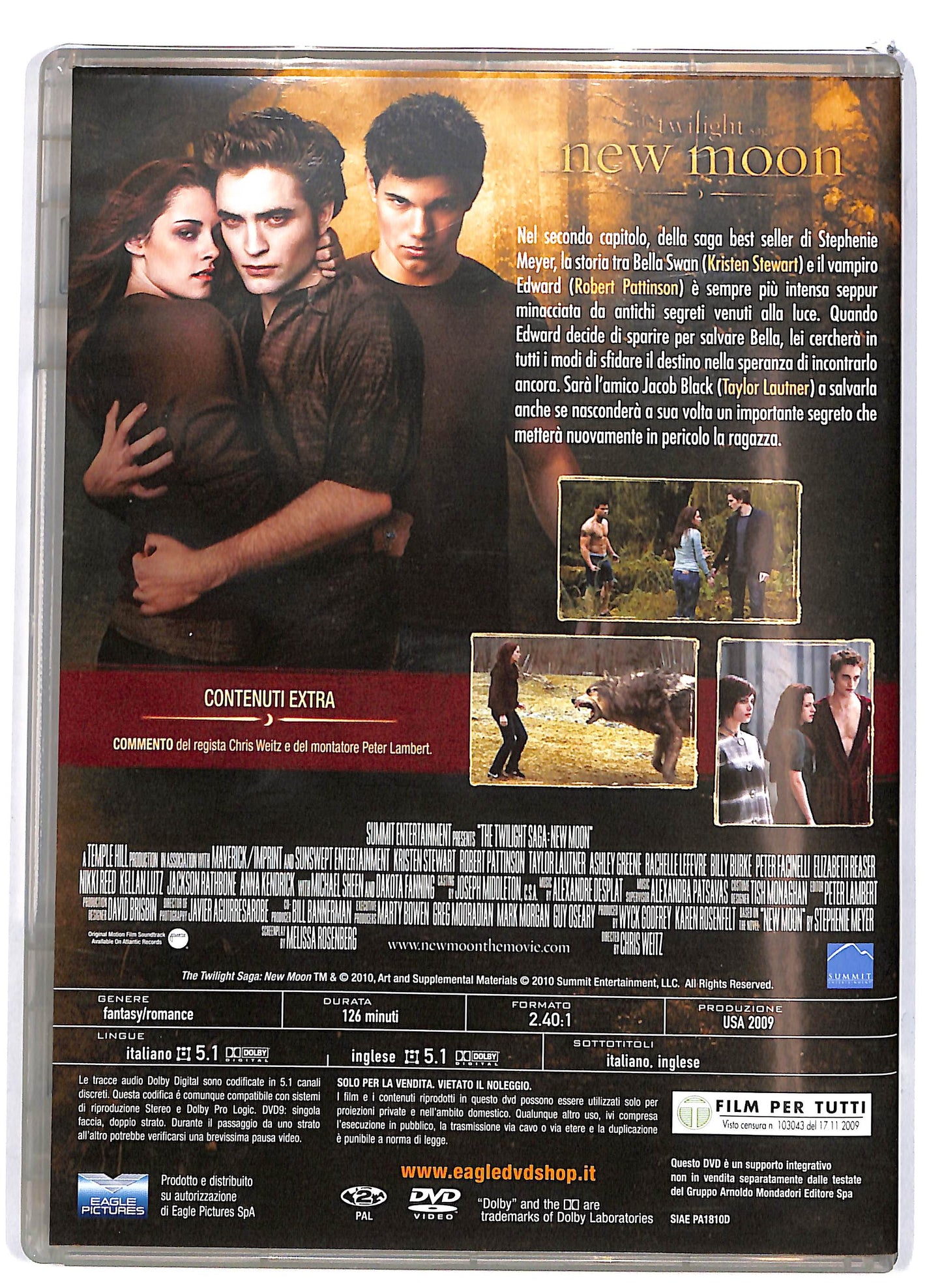 EBOND The Twilight Saga - New Moon  EDITORIALE DVD D676923