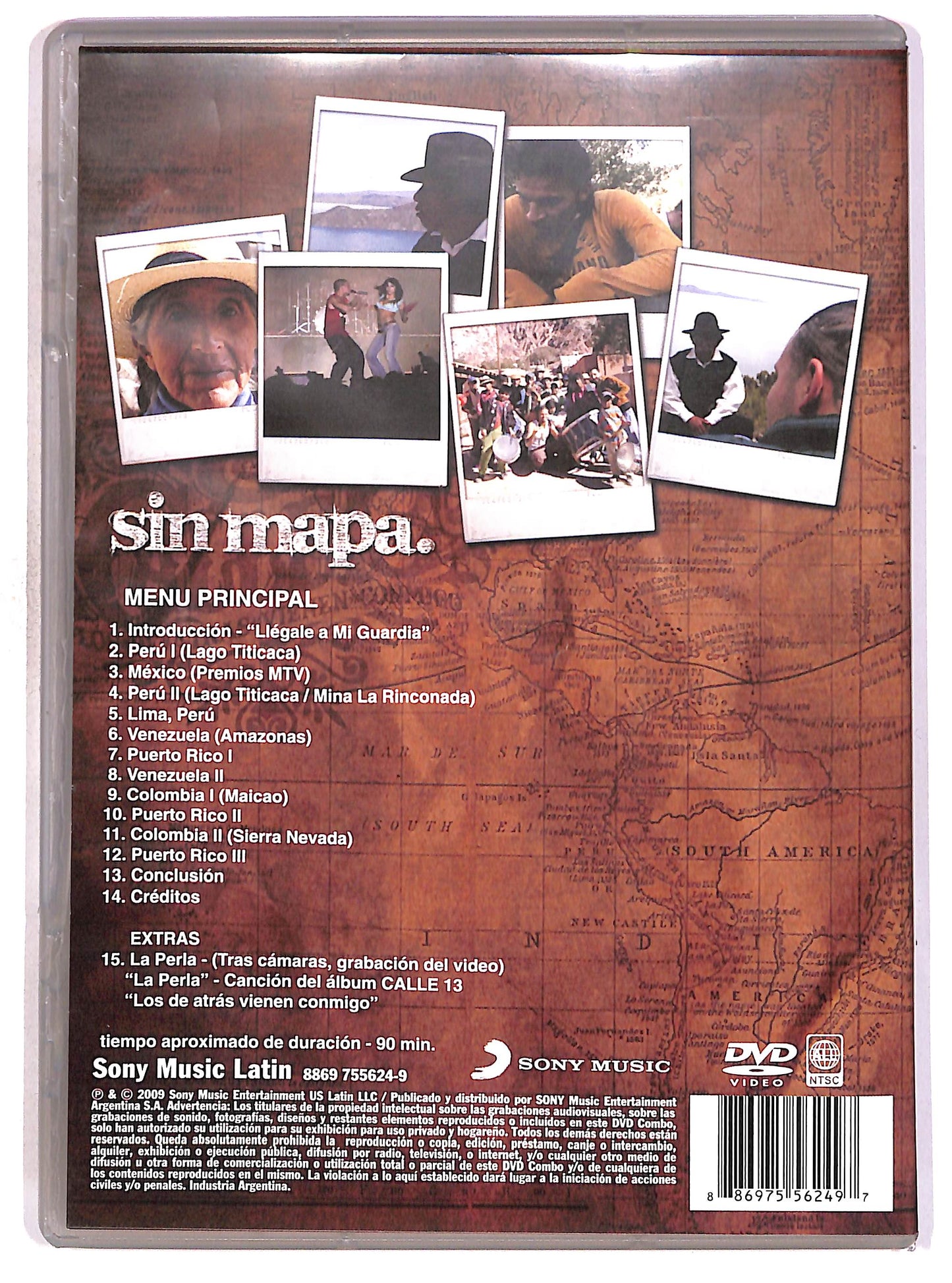 EBOND Calle 13 – Sin Mapa DVD D677147