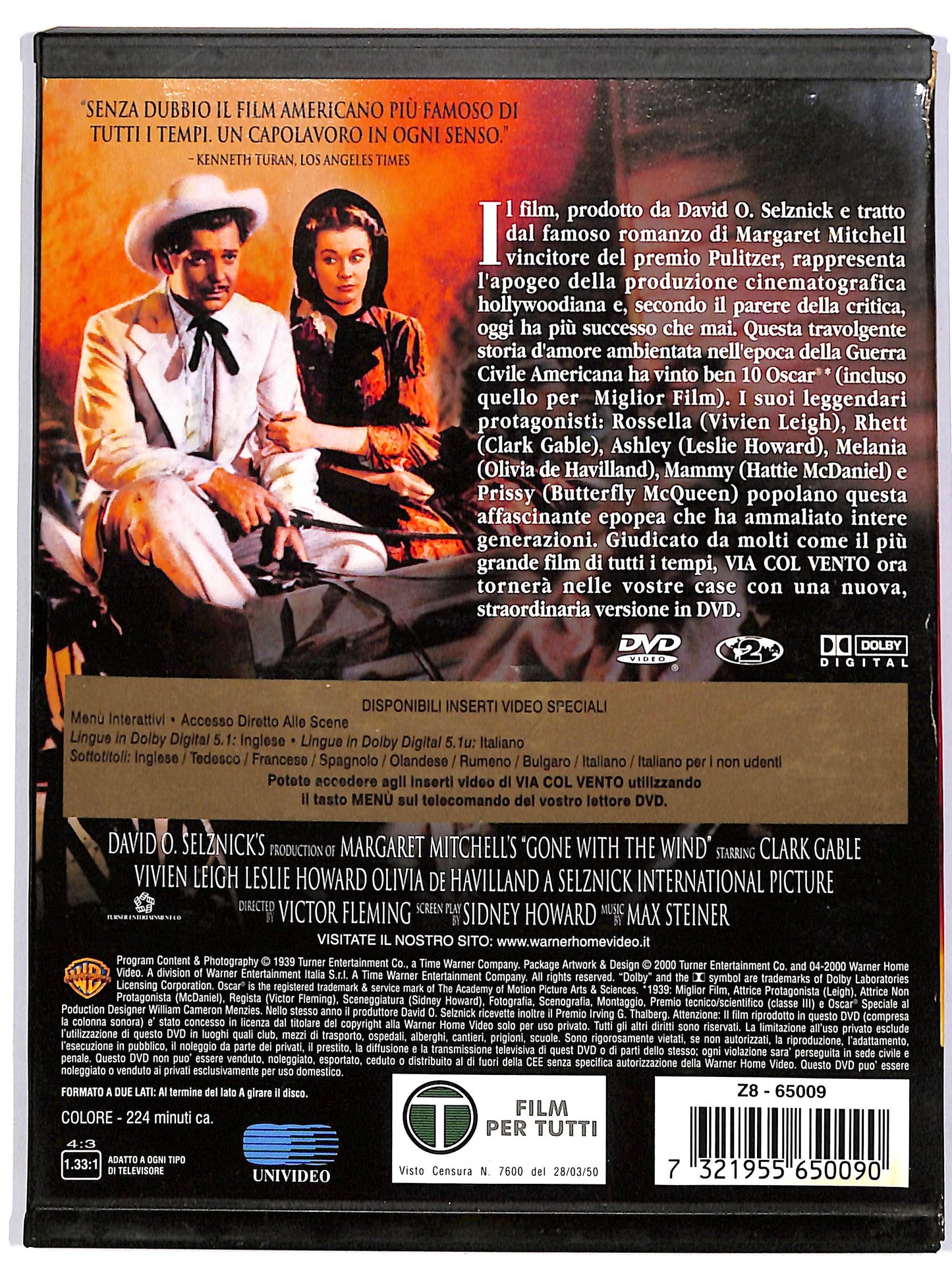 EBOND Via col vento SNAPPER DVD D677751