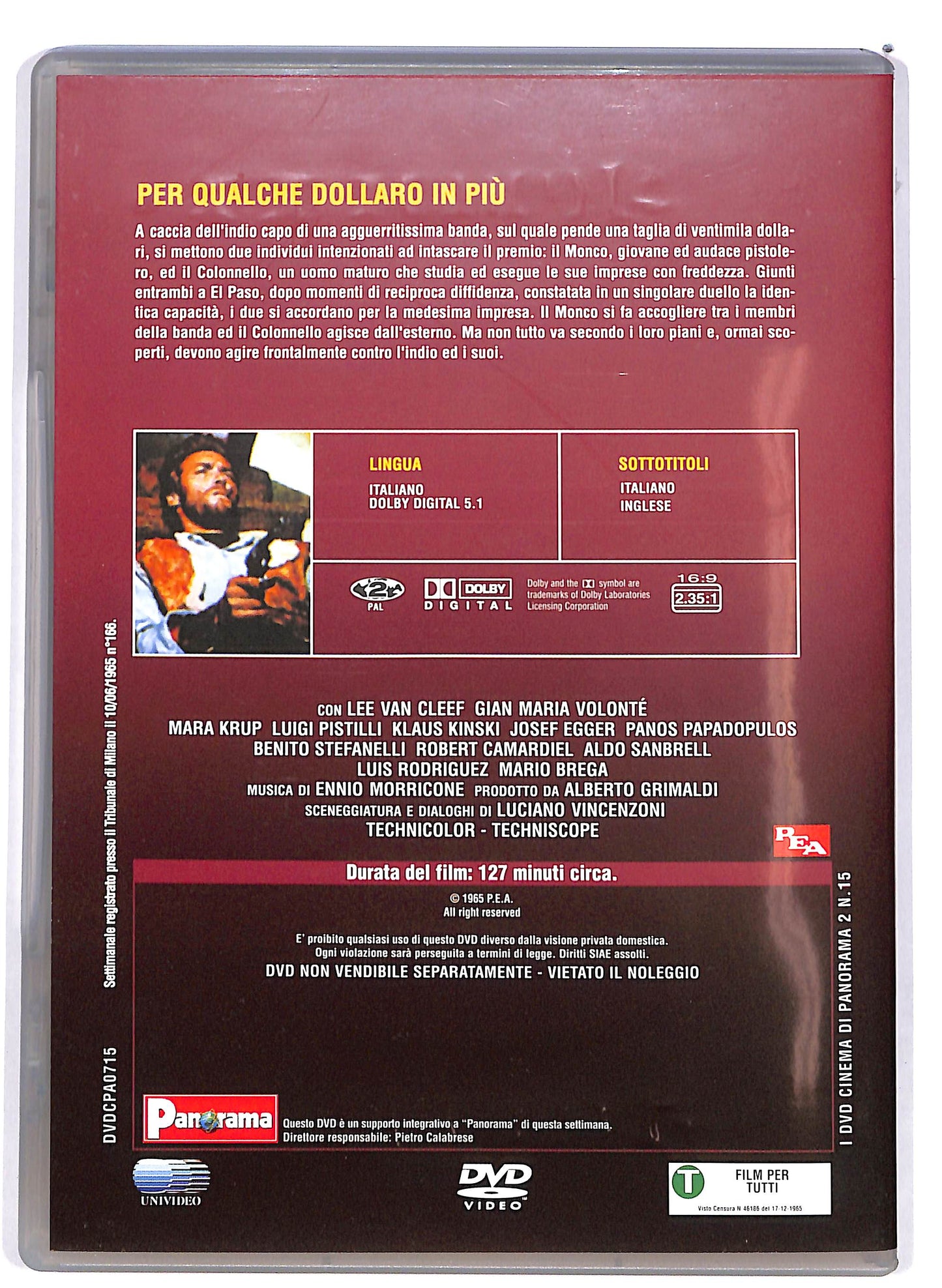 EBOND Per qualche dollaro in piu EDITORIALE DVD D677815