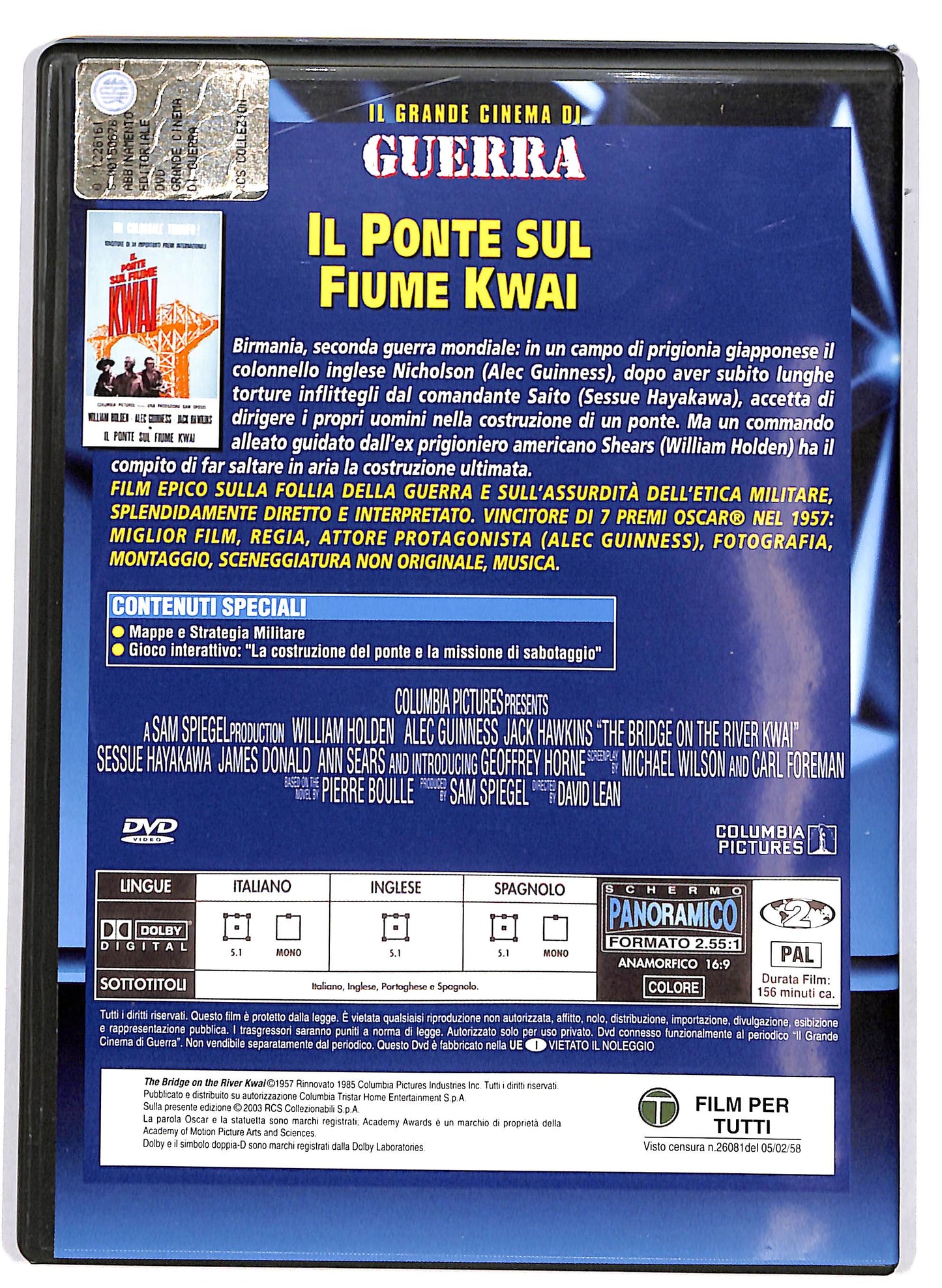 EBOND Il ponte sul fiume Kwai EDITORIALE DVD D678118
