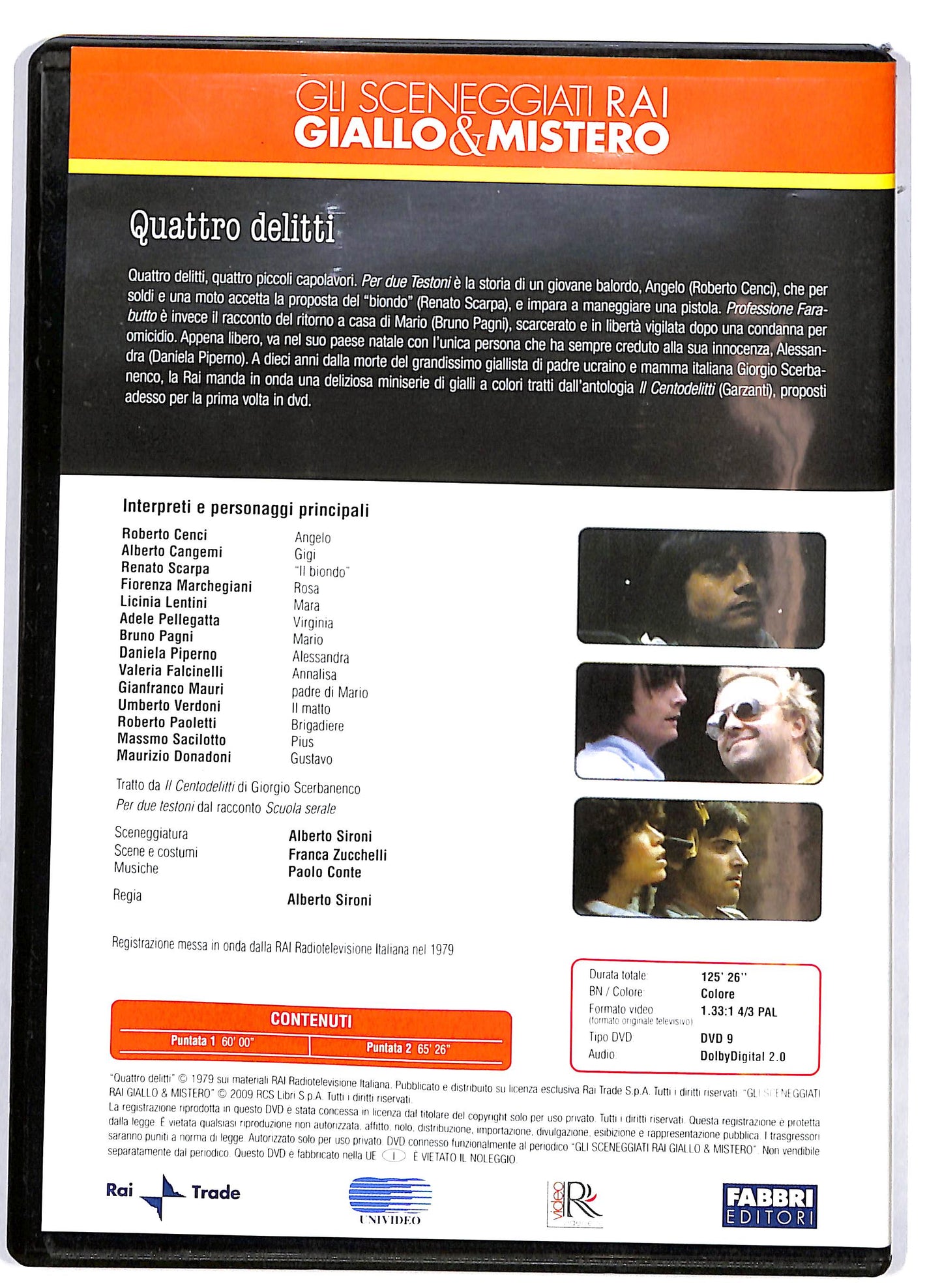 EBOND Quattro delitti Puntate 1-2  EDITORIALE DVD D678131