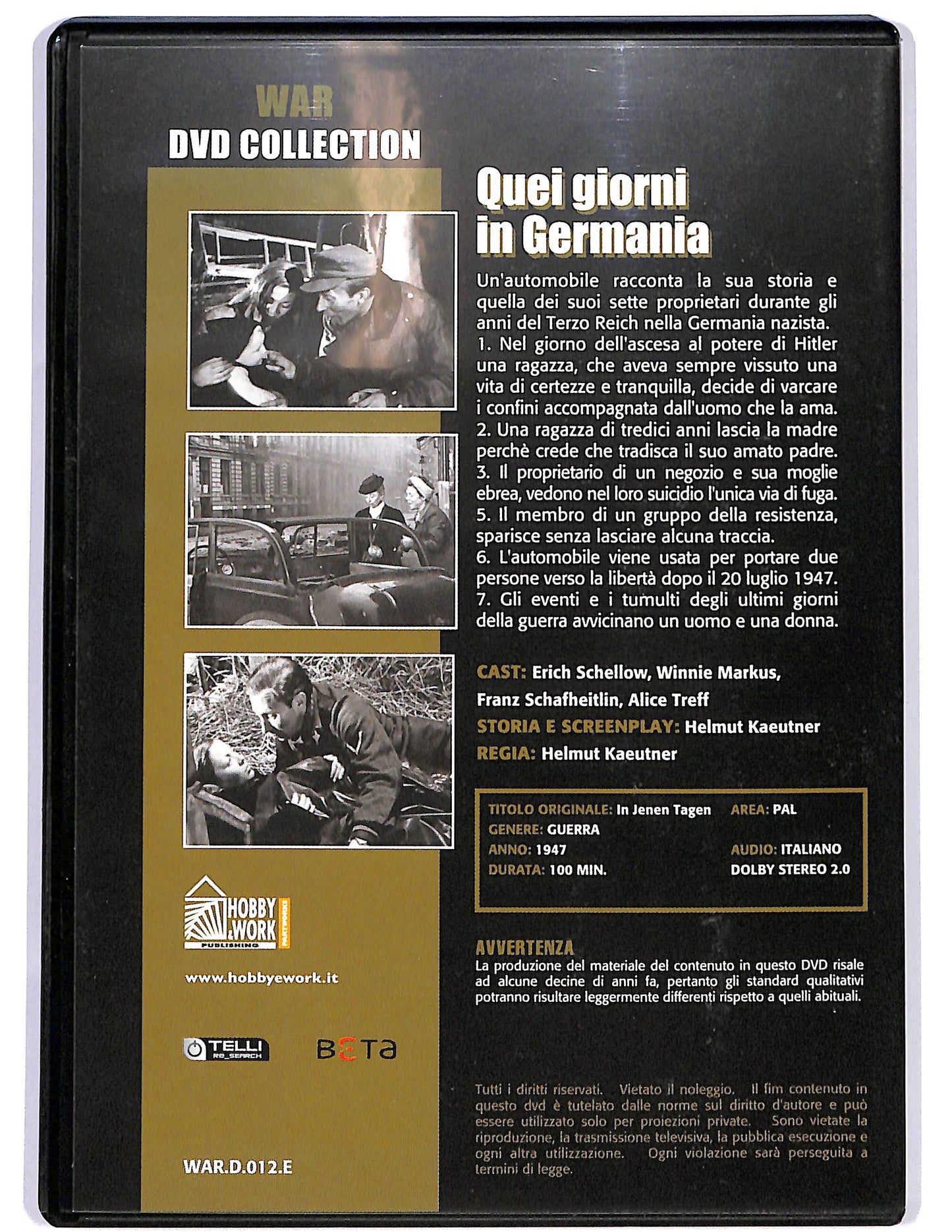 EBOND Quei giorni in Gemania EDITORIALE  DVD D678338
