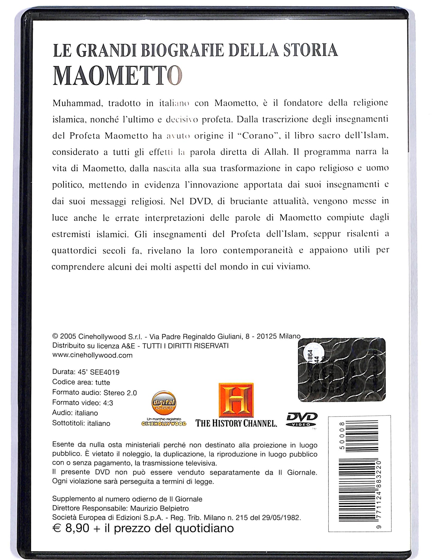 EBOND Maometto vol.8  EDITORIALE  DVD D678759