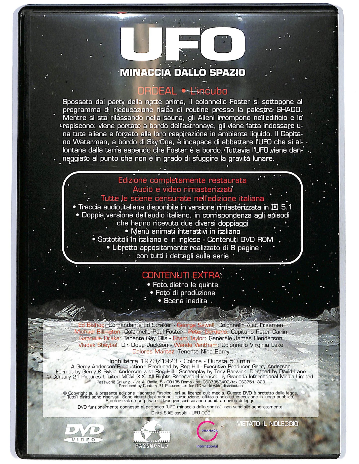 EBOND Ufo Minaccia dallo spazio vol.9 EDITORIALE  DVD D678834