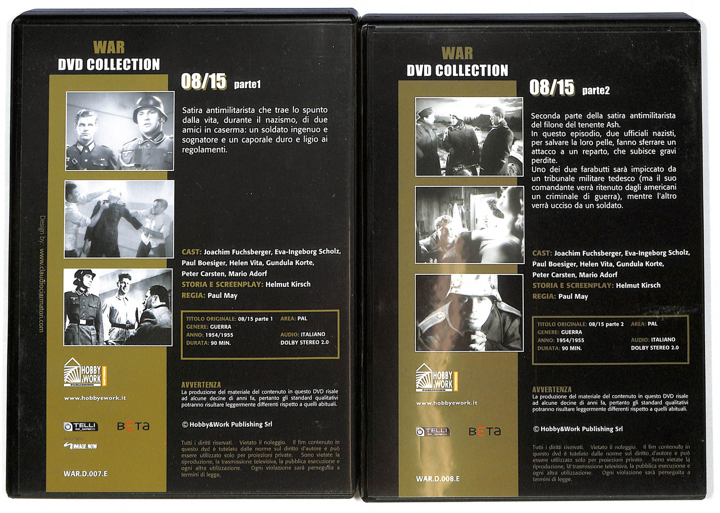 EBOND 08/15 Parte 1 e Parte 2  EDITORIALE  DVD D678843