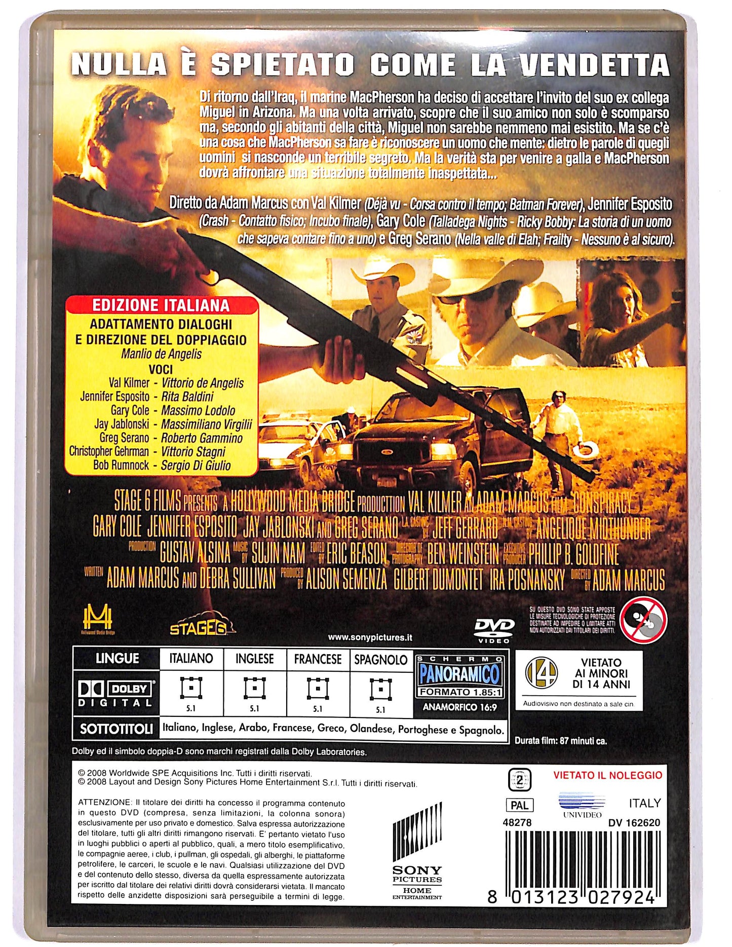 EBOND Conspiracy EDITORIALE DVD D679155