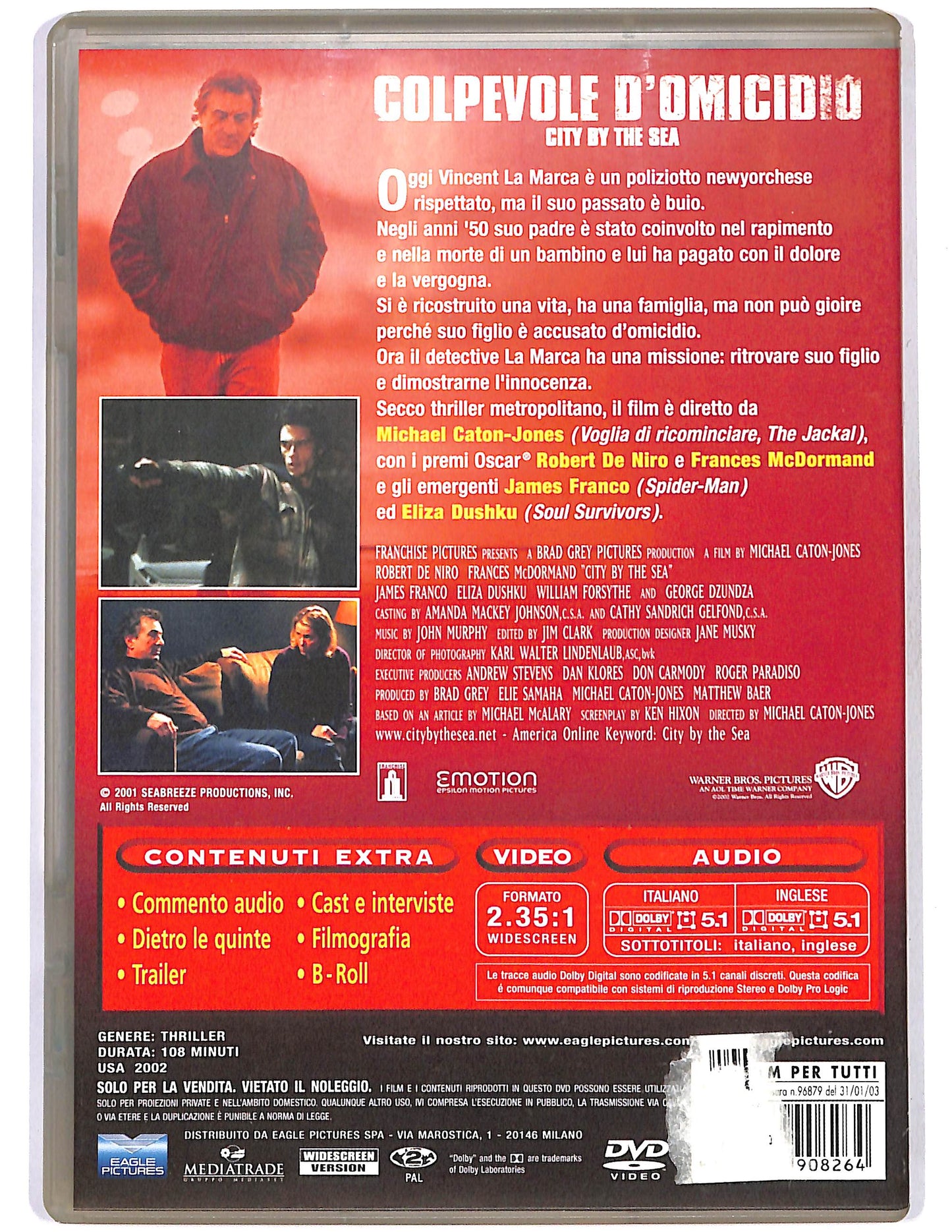 EBOND Colpevole d'omicidio  DVD D679341
