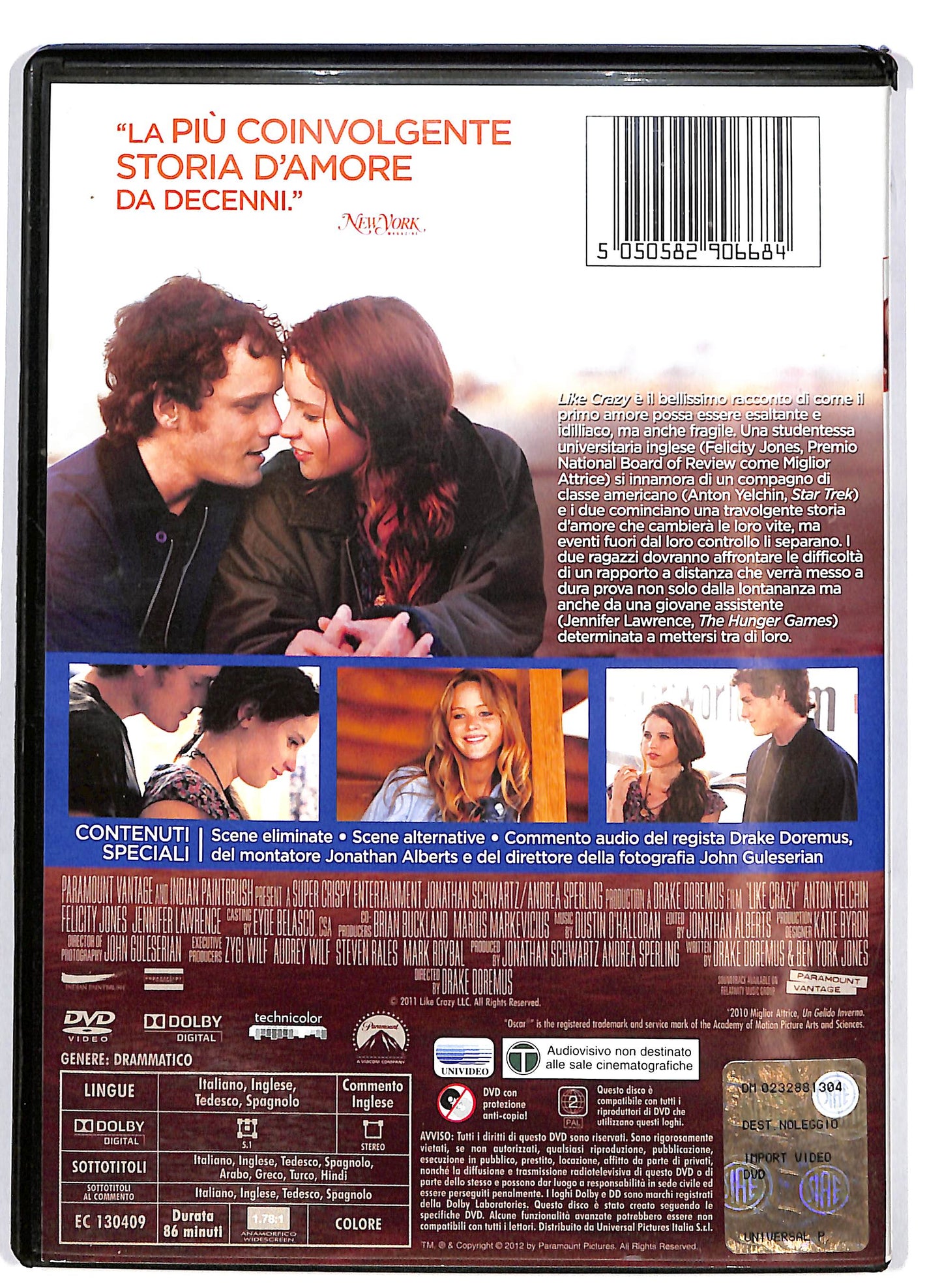 EBOND Like Crazy  NOLEGGIO DVD D679903