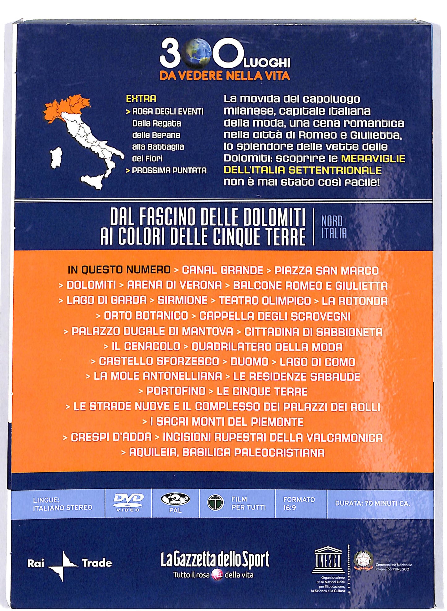 EBOND 300 luoghi da vedere nella vita - Nord Italia  EDITORIALE DVD D680055