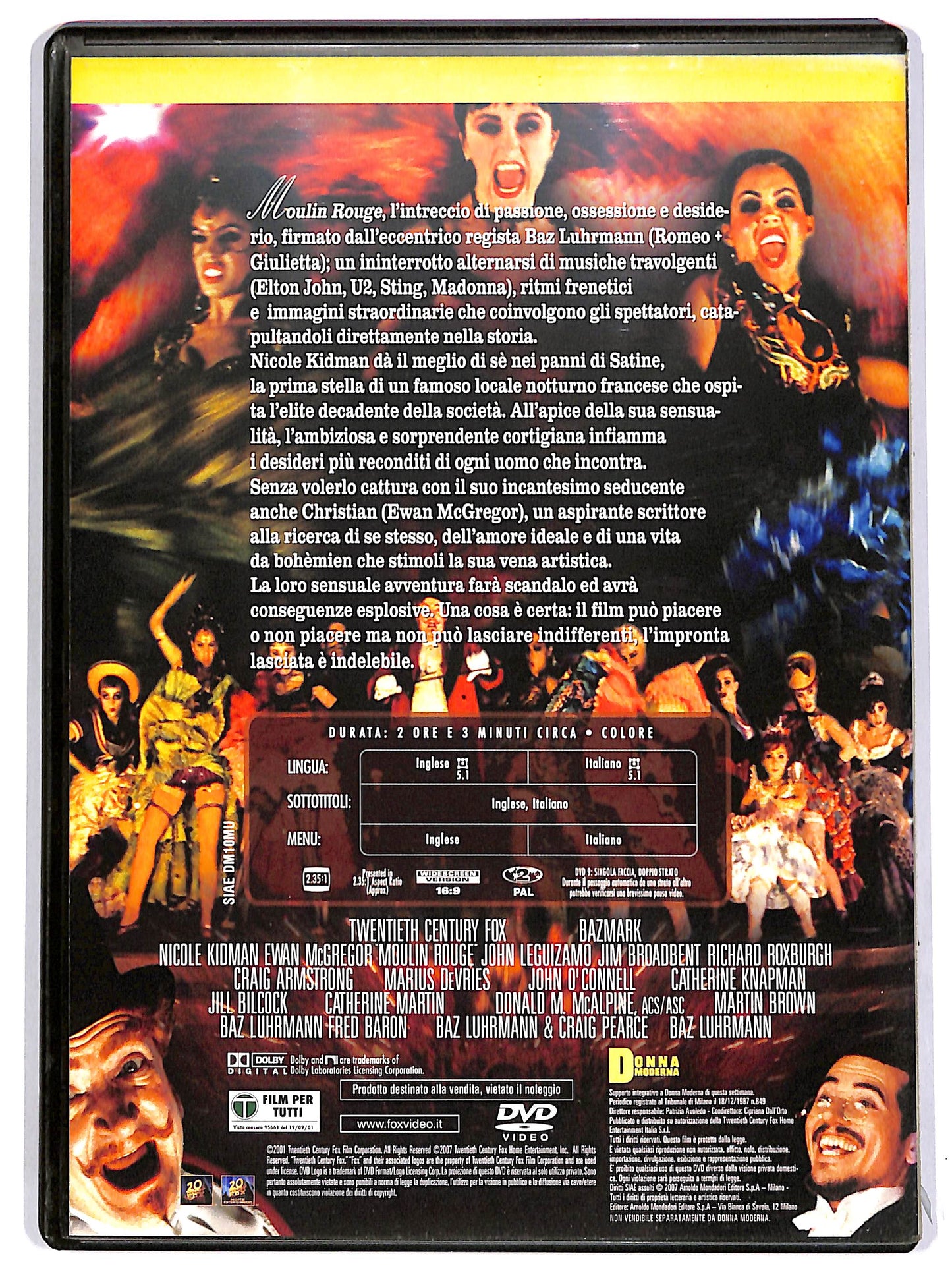 EBOND Moulin Rouge! EDITORIALE DVD D680425