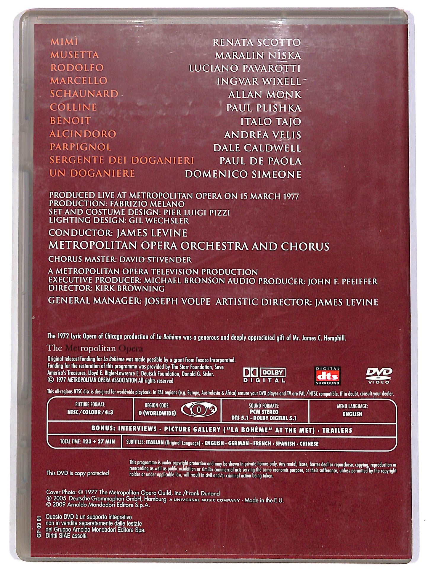 EBOND La Boheme EDITORIALE DVD D680430