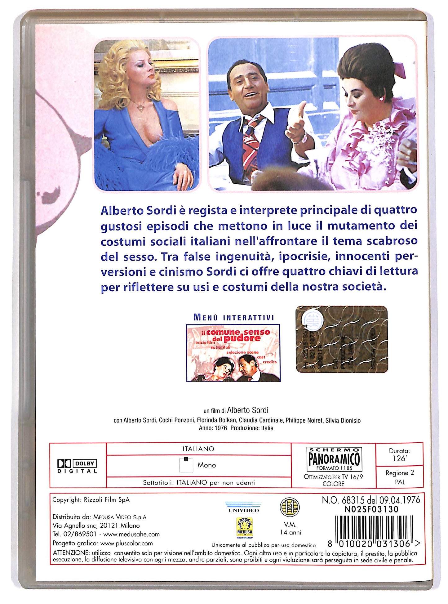 EBOND Il comune senso del pudore DVD D680453