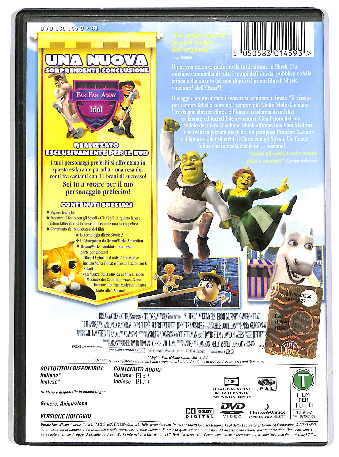 EBOND Shrek 2 NOLEGGIO DVD D680956