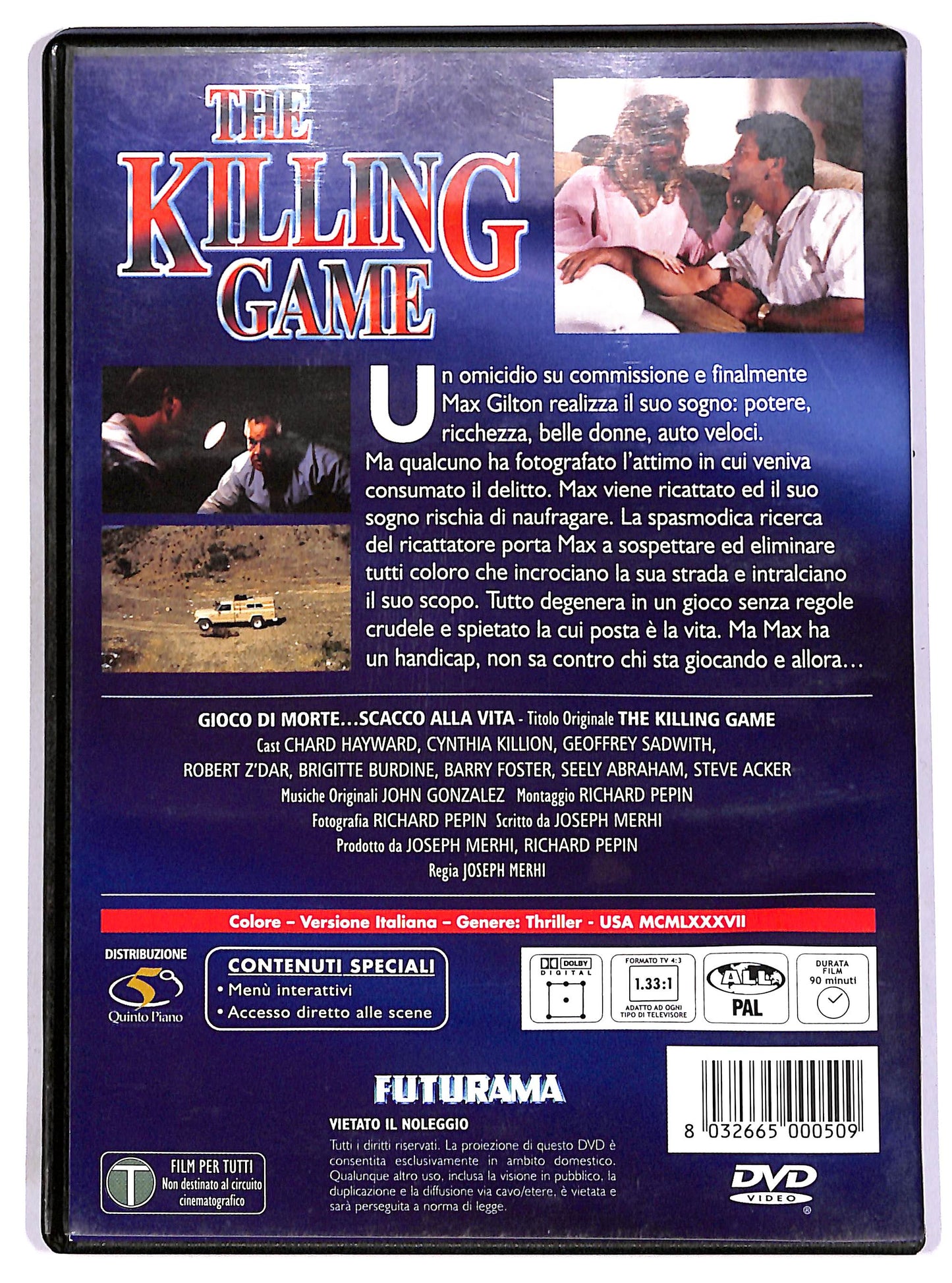 EBOND The Killing Game DVD D681342