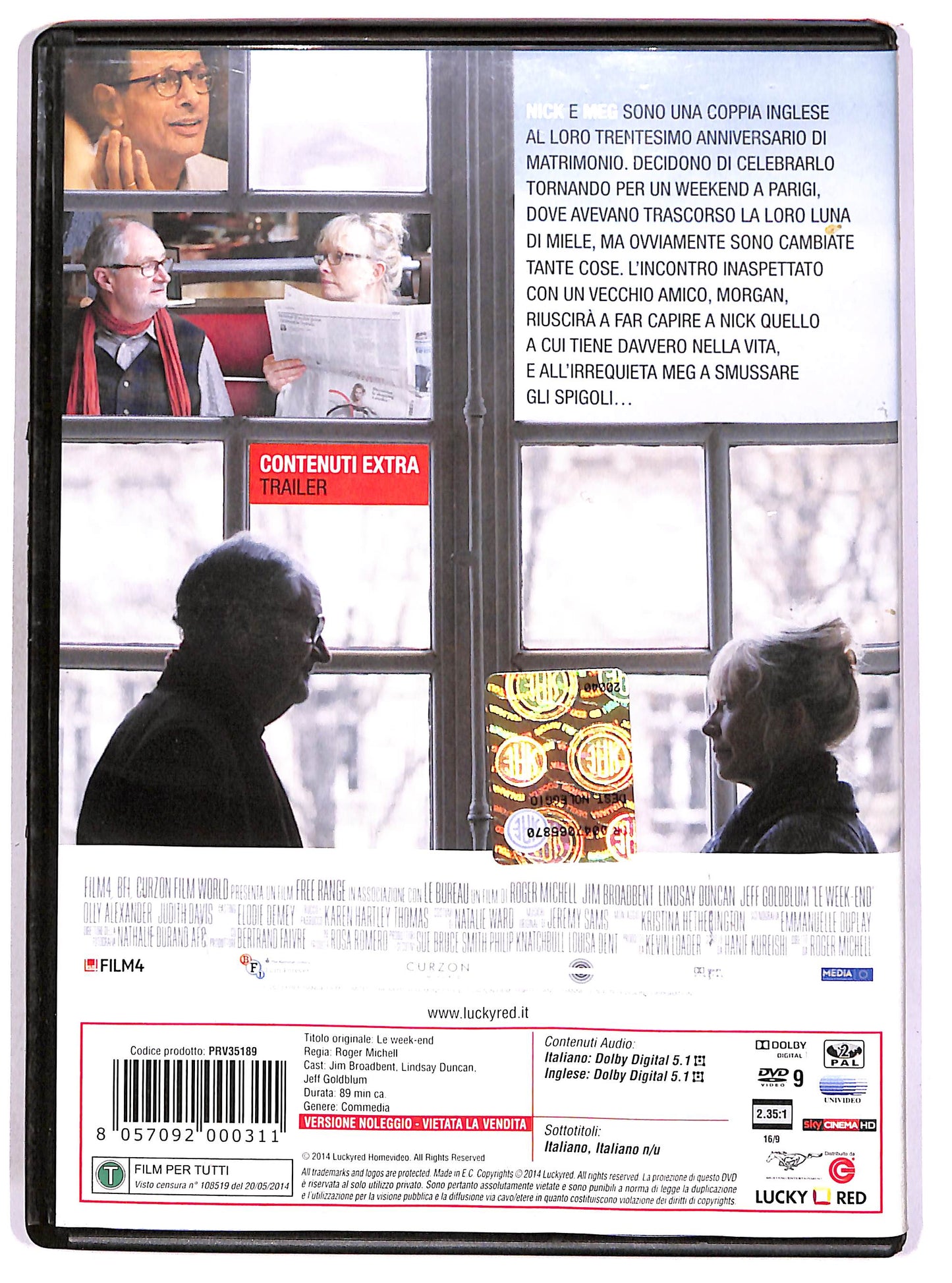EBOND Le Week-end NOLEGGIO DVD D681552