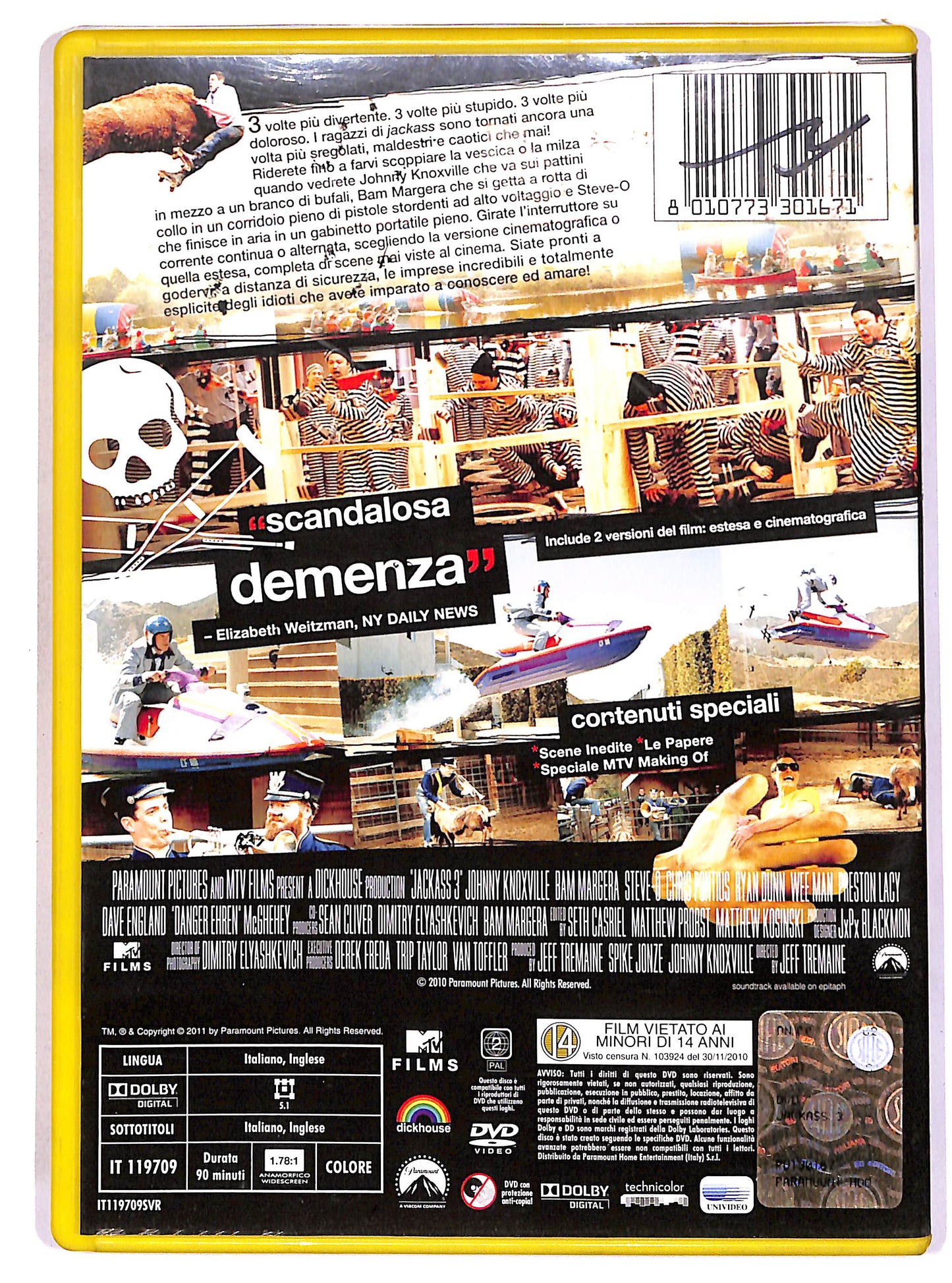 EBOND Jackass 3 - Versione Estesa NOLEGGIO DVD D681561