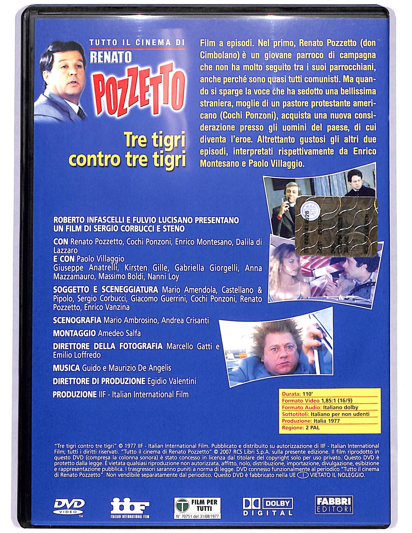 EBOND Tre tigri contro tre tigri EDITORIALE DVD D681804