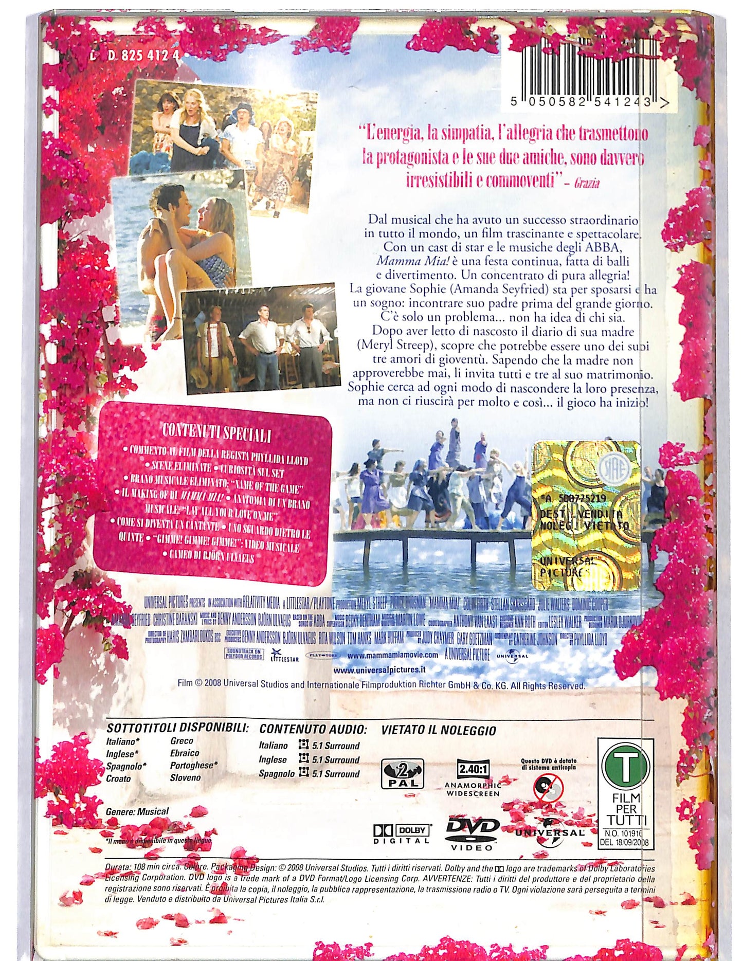EBOND Mamma Mia! slipcase  DVD D682234