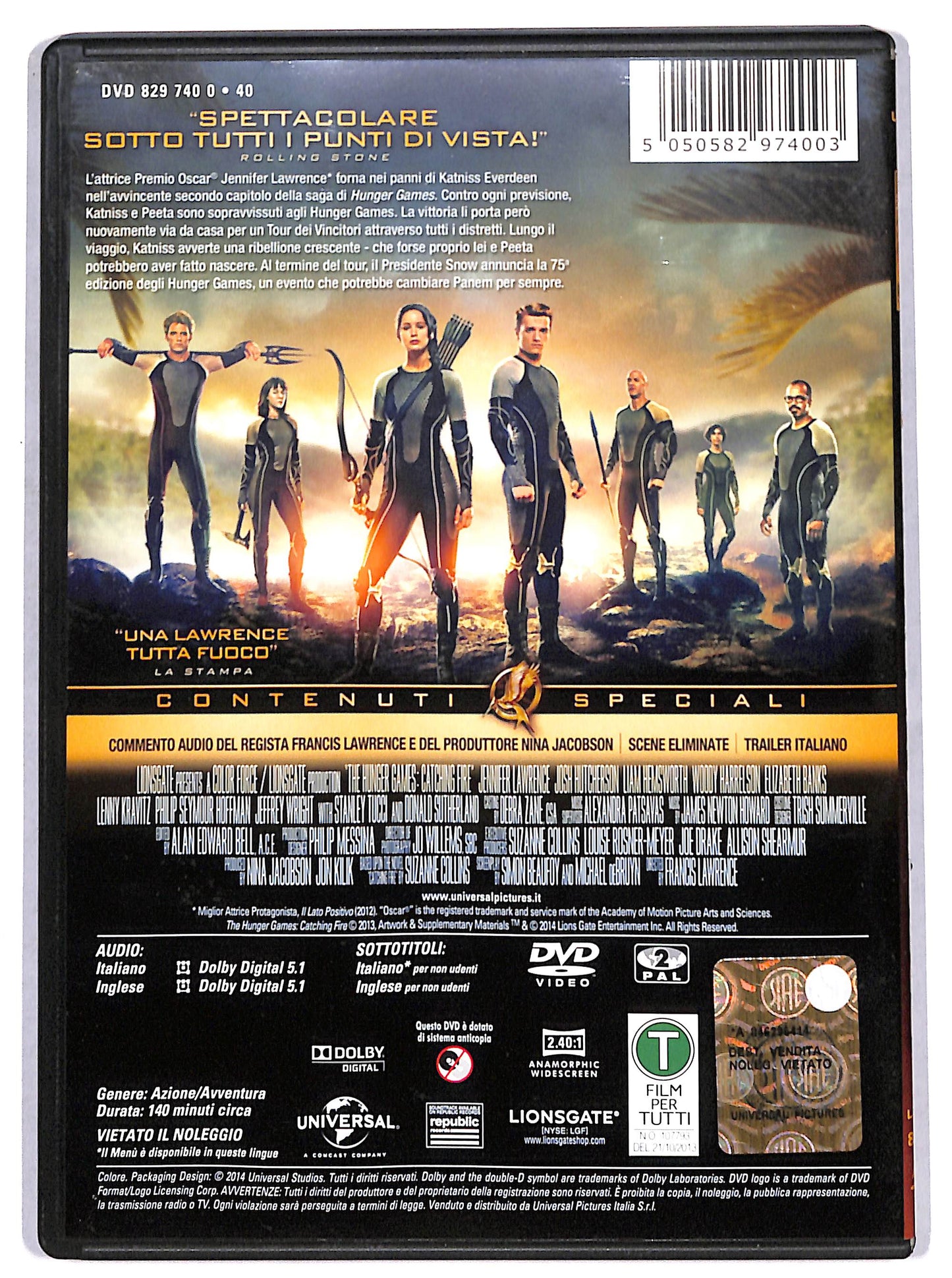 EBOND hunger games: la ragazza di fuoco DVD D683014