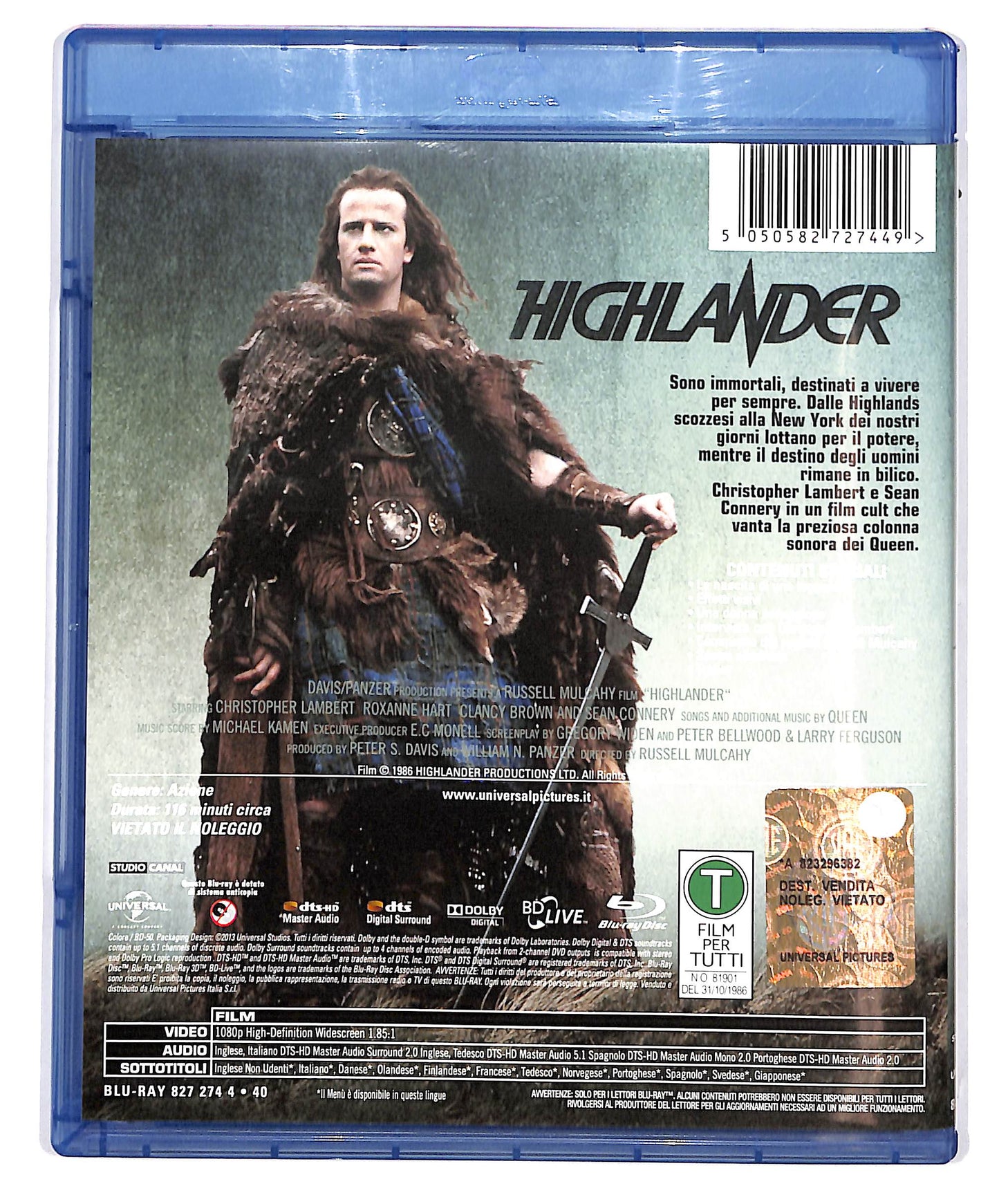 EBOND Highlander BLURAY D683155