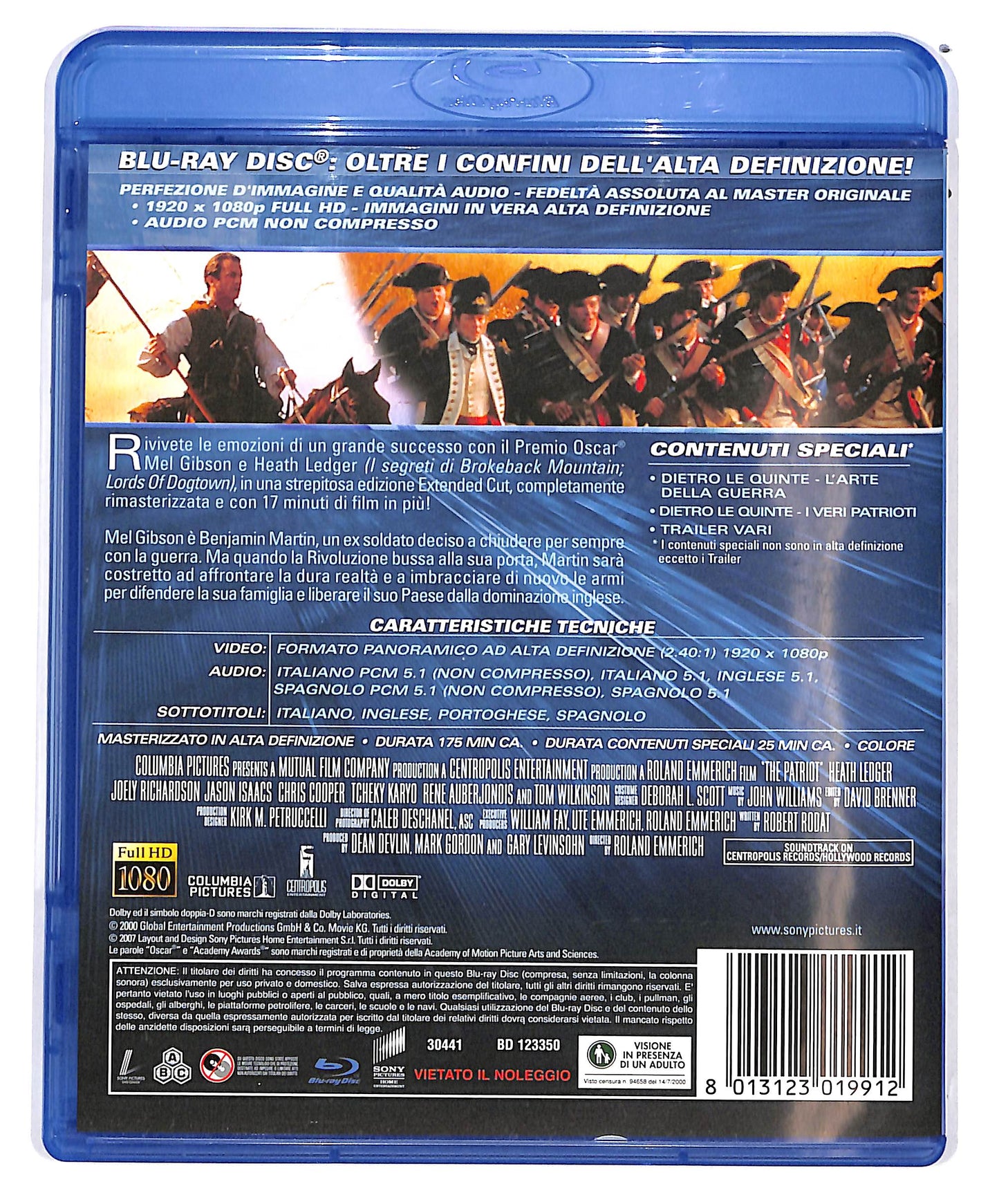 EBOND Il patriota   BLURAY D683409