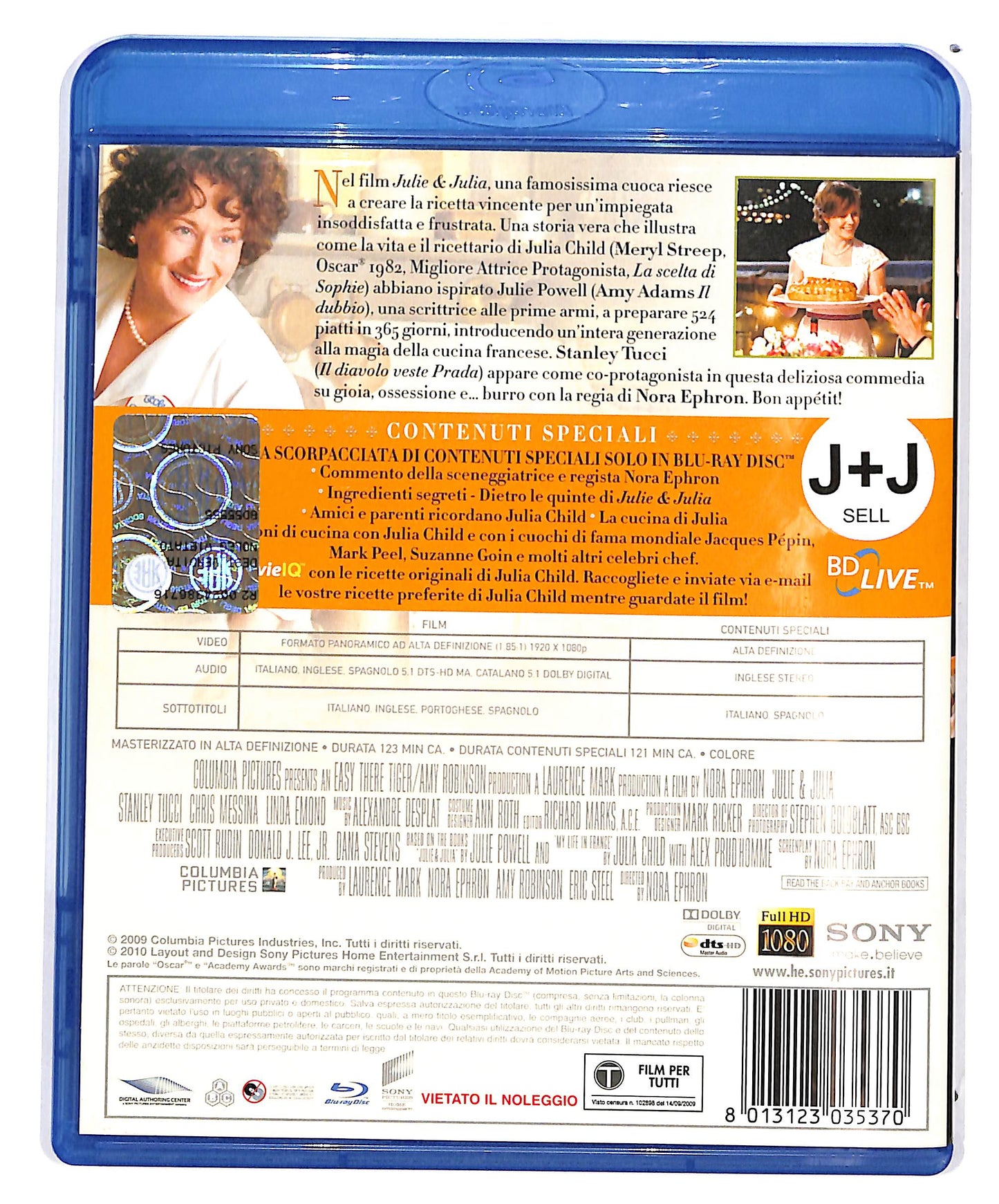 EBOND Julie & Julia BLURAY D683412