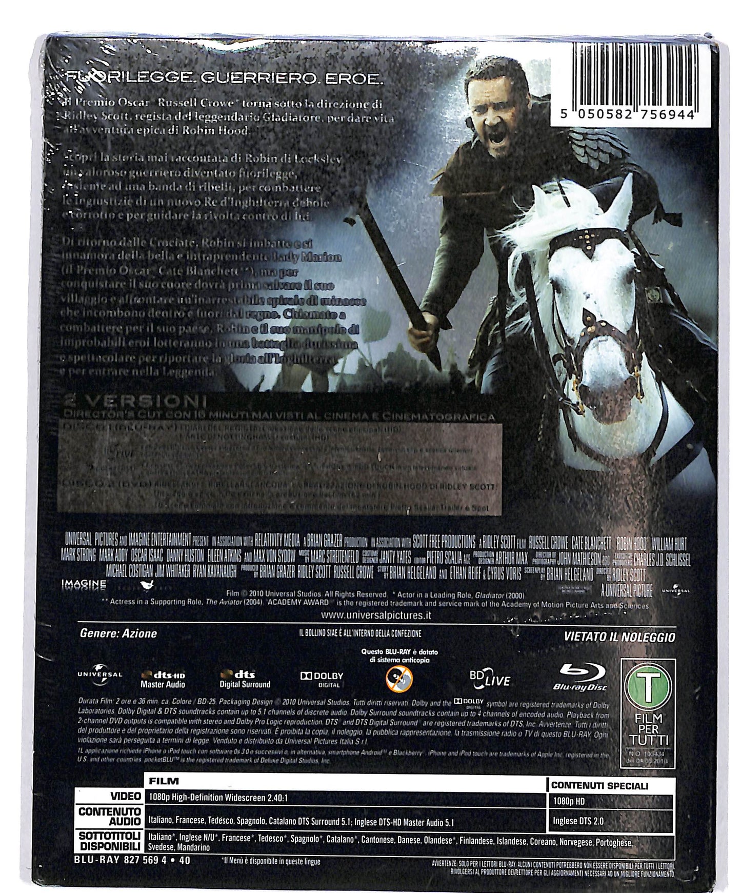 EBOND Robin Hood Director's Cut BLURAY D683435