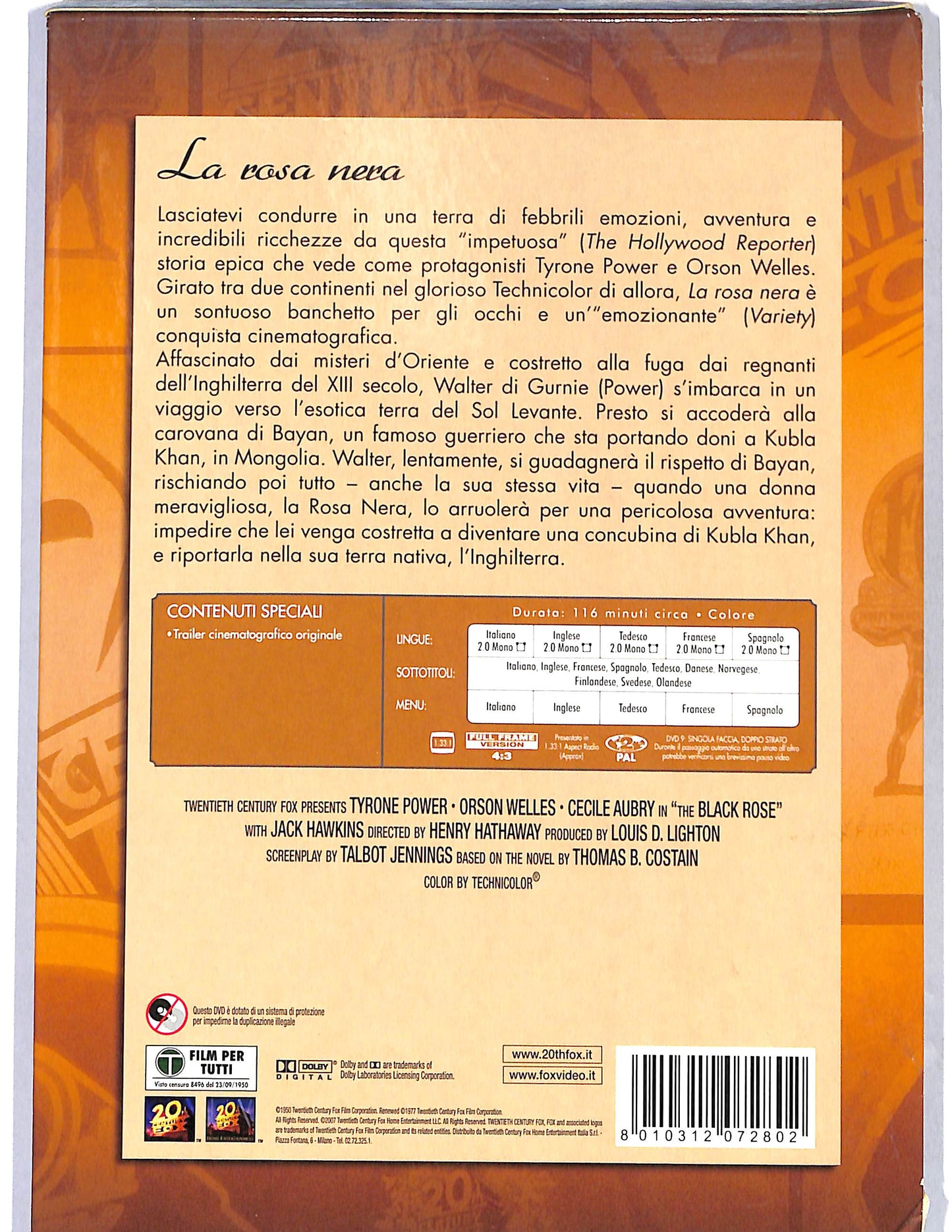EBOND La rosa nera slipcase  DVD D683603