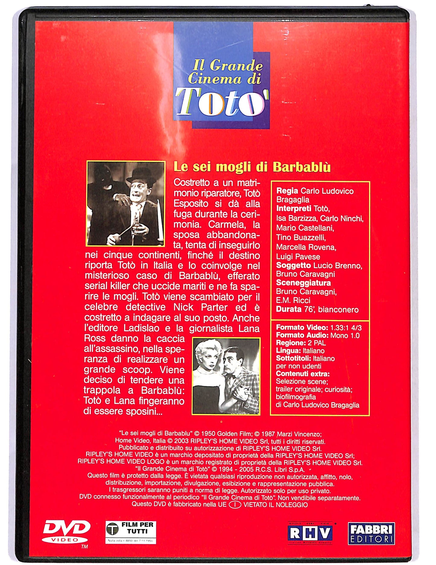 EBOND Le sei mogli di Barbablu EDITORIALE DVD D684038