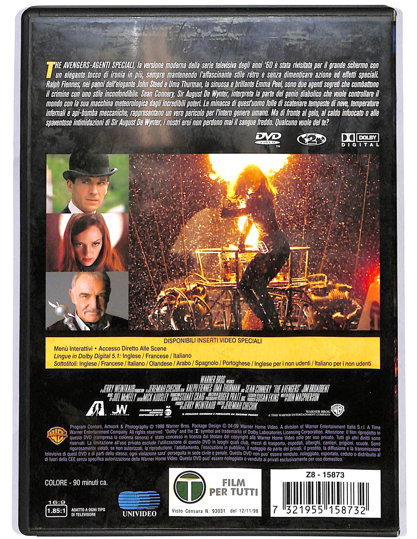 EBOND The Avengers - Agenti speciali  DVD D684060