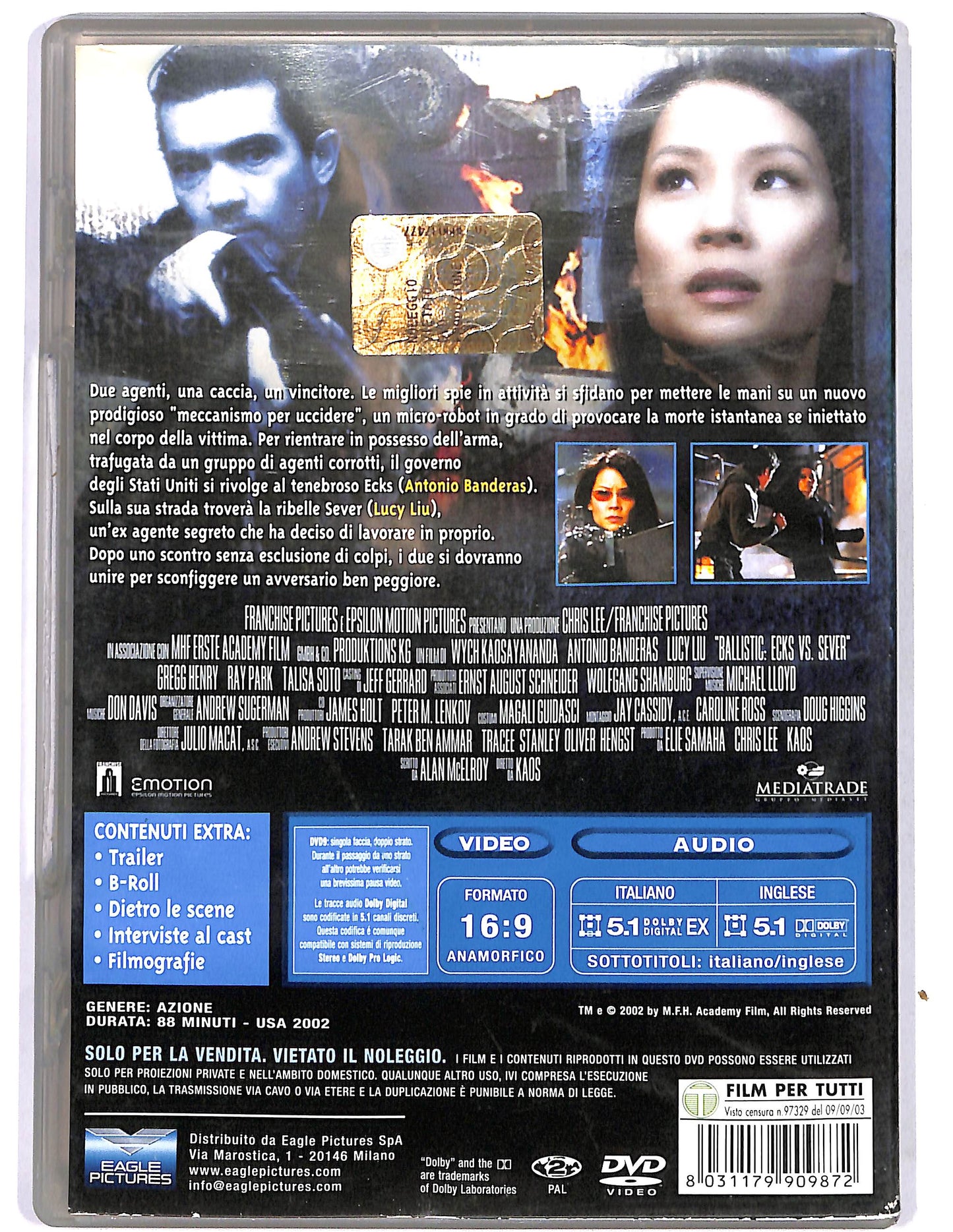 EBOND Ballistic  DVD D684208