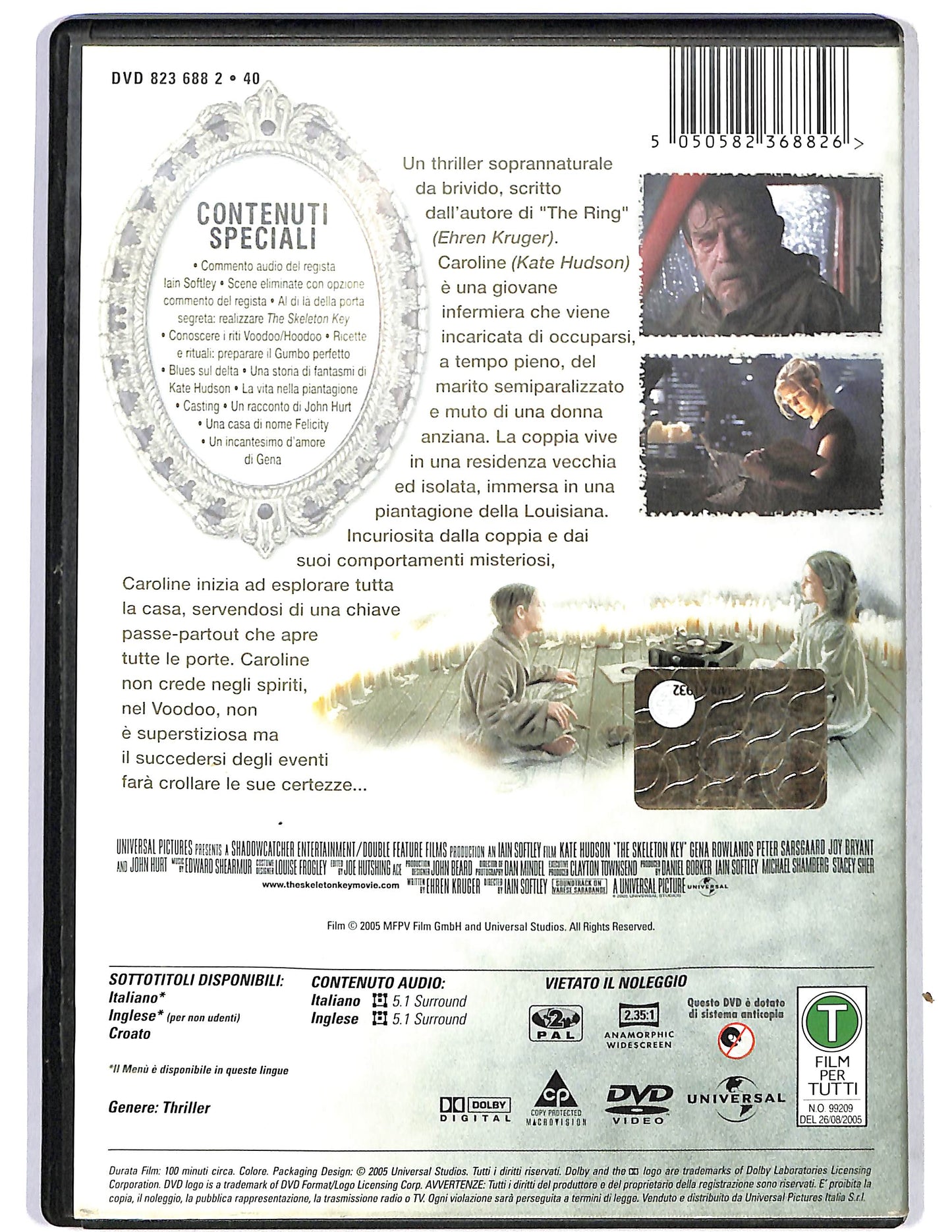 EBOND The skeleton key  DVD D684245