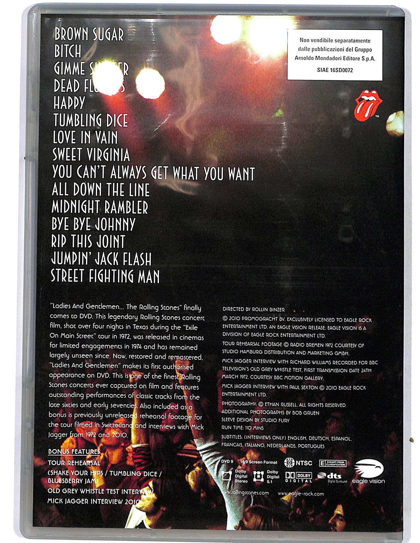 EBOND Ladies e Gentlamen The rolling Stones EDITORIALE  DVD D684316