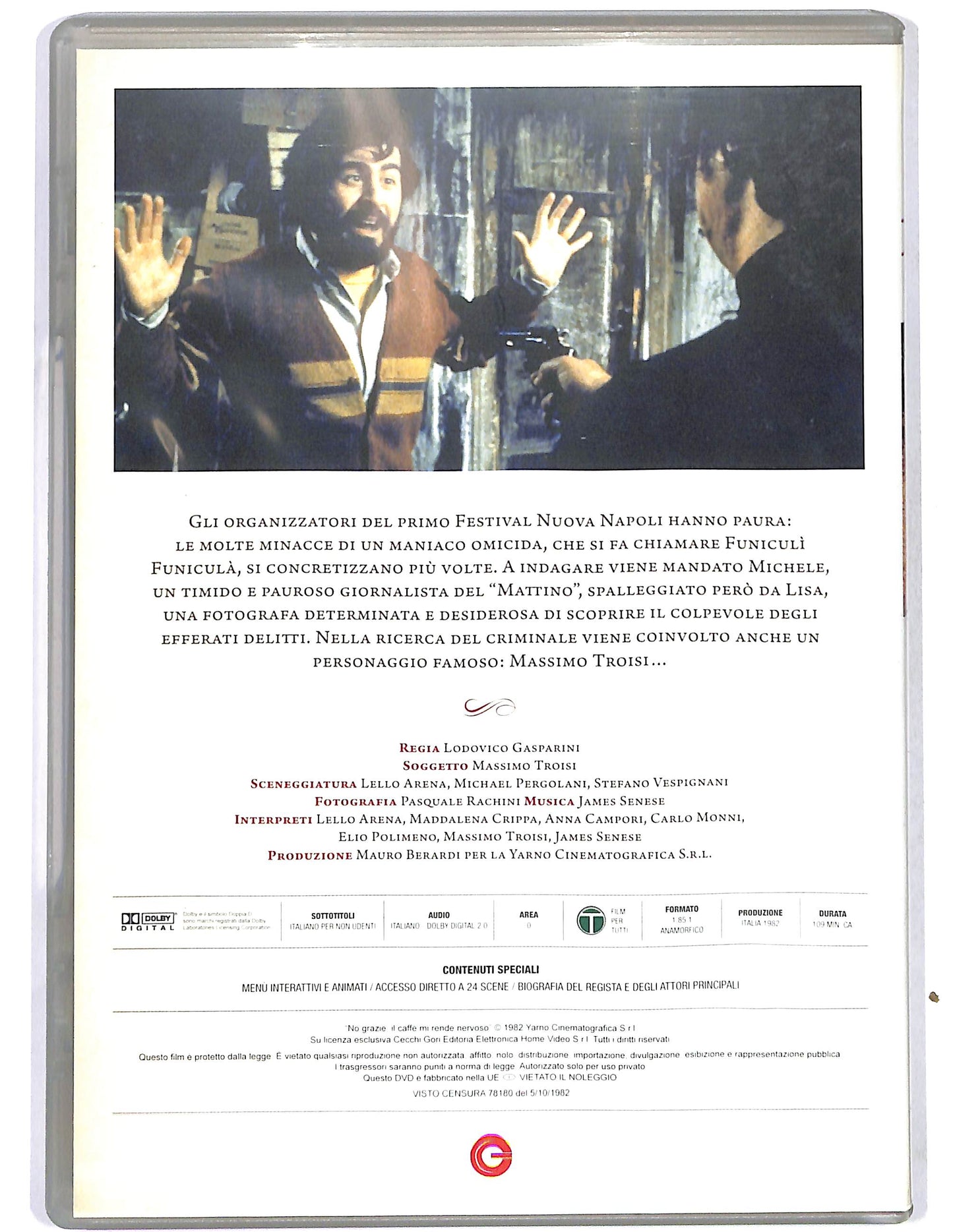 EBOND No grazie, il caffe mi rende nervoso vol.8  EDITORIALE DVD D684408