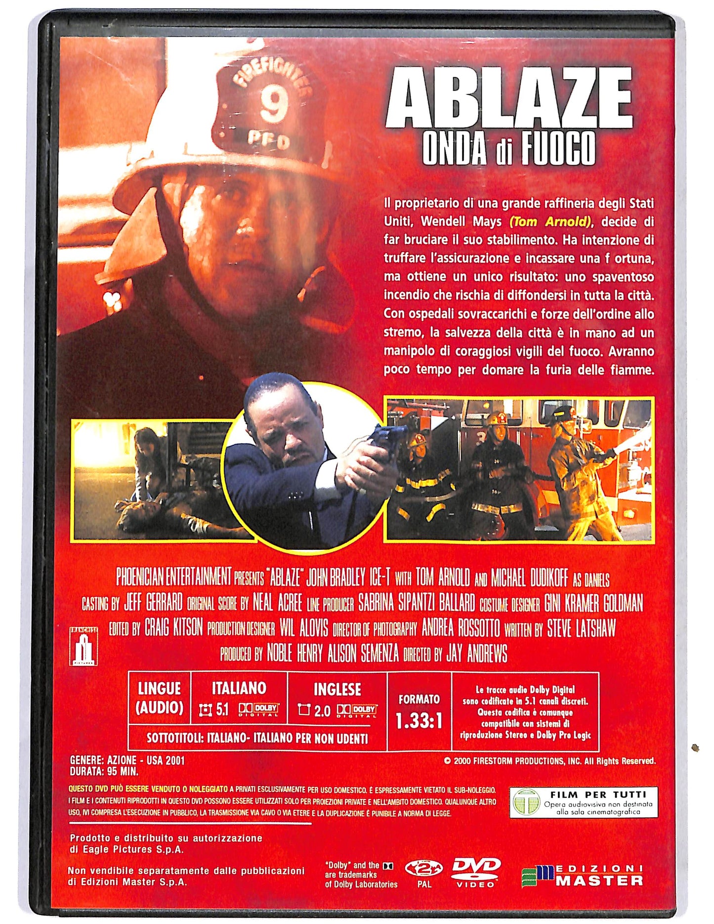 EBOND Fuoco sulla citta EDITORIALE DVD D684456