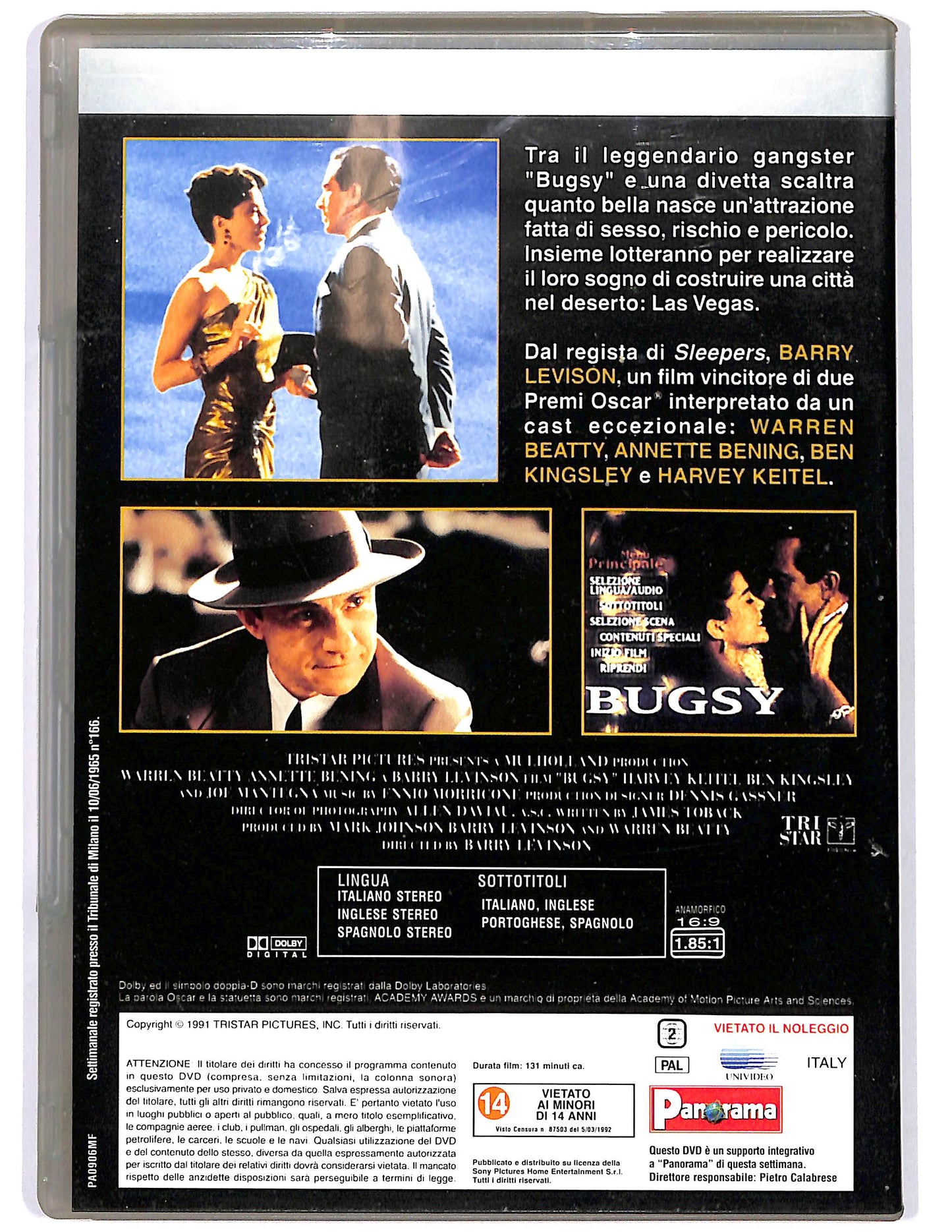 EBOND Bugsy EDITORIALE DVD D684746