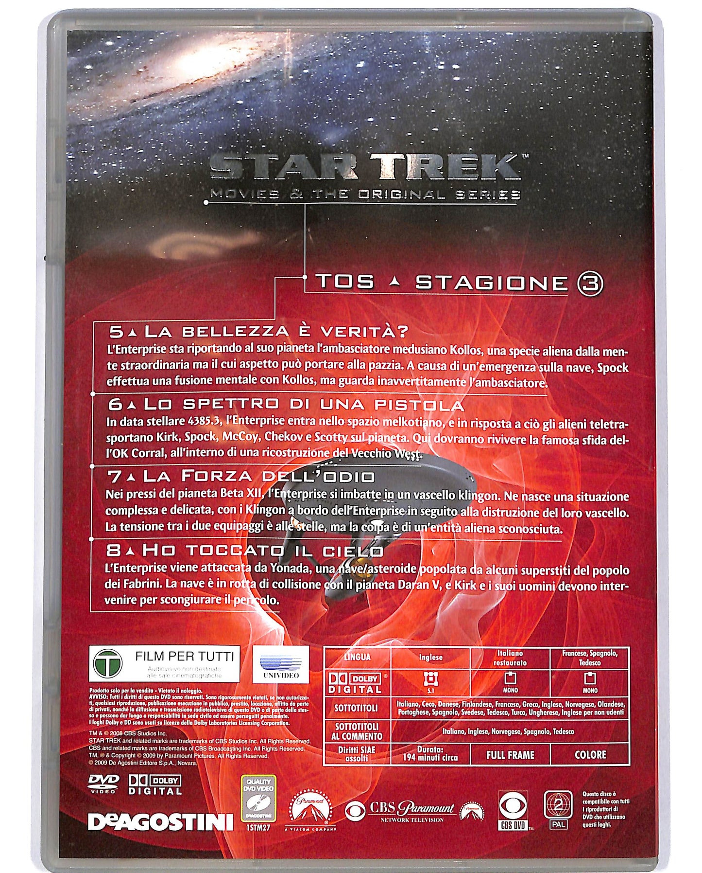 EBOND Star Trek TOS Stagione 3 Vol 27  EDITORIALE  DVD D684861