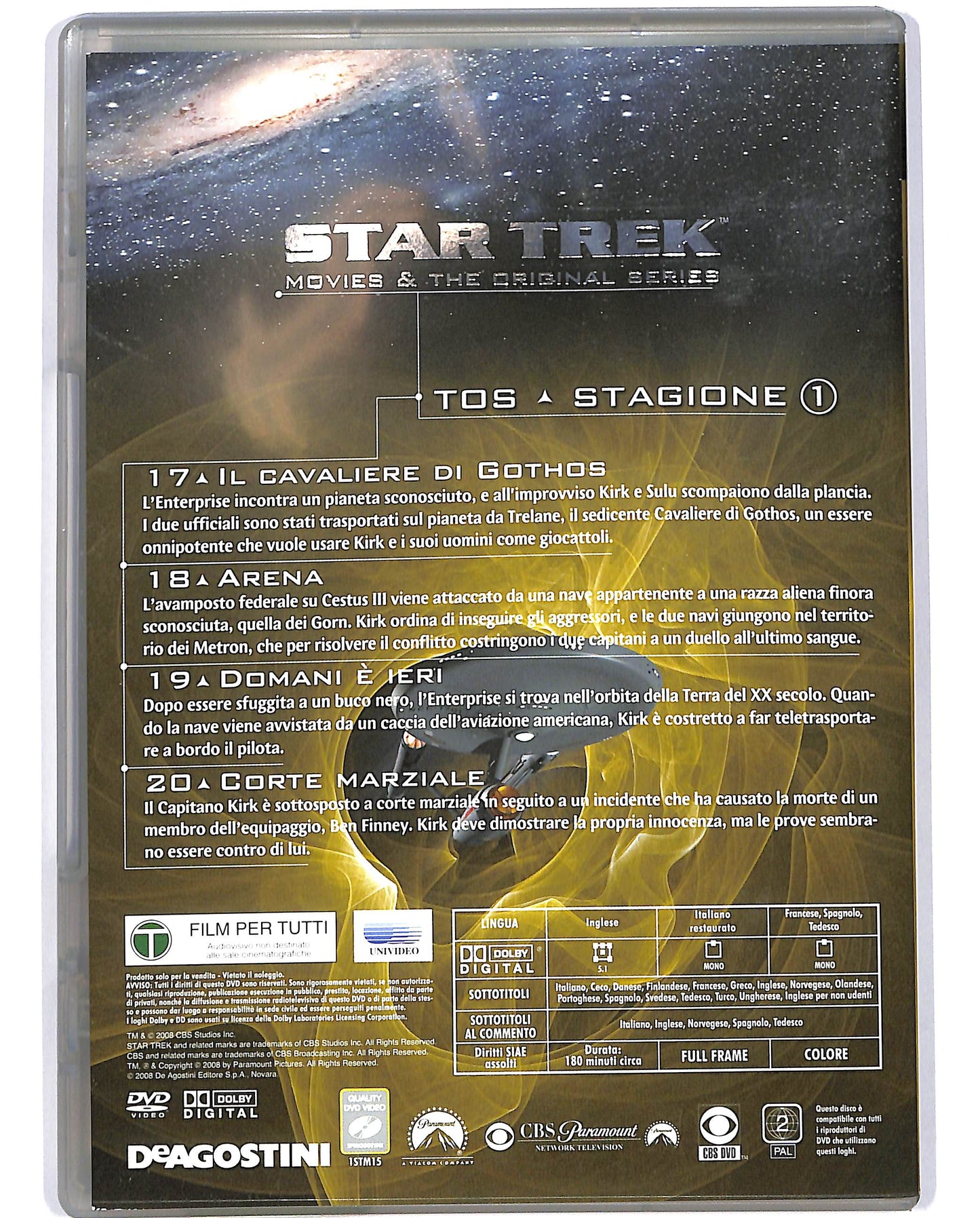 EBOND Star Trek TOS Stagione 1 Vol.15 EDITORIALE  DVD D684901