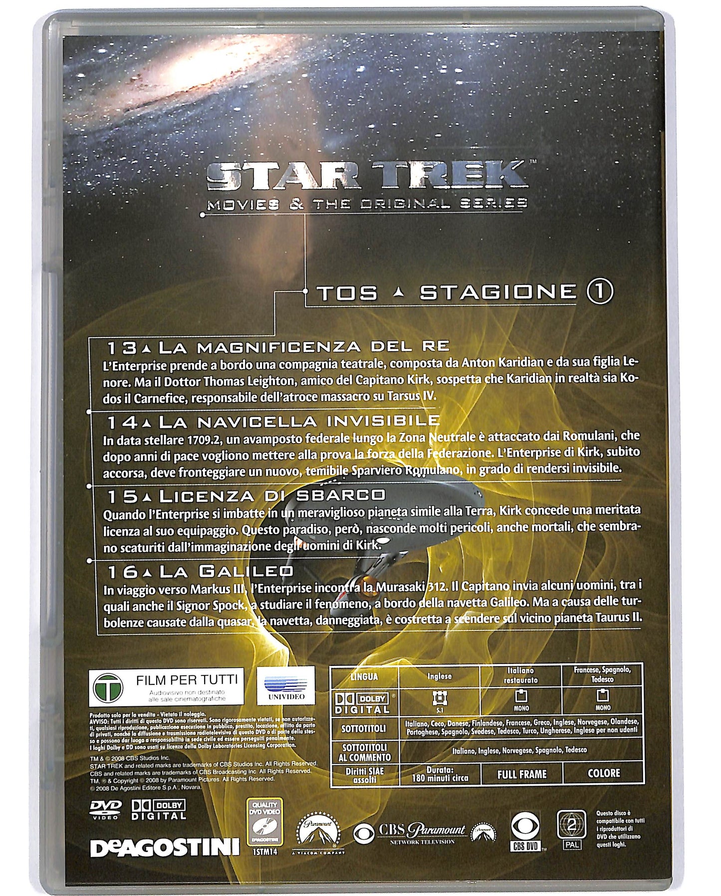 EBOND Star Trek TOS Stagione 1 Vol. 14 EDITORIALE DVD D684902