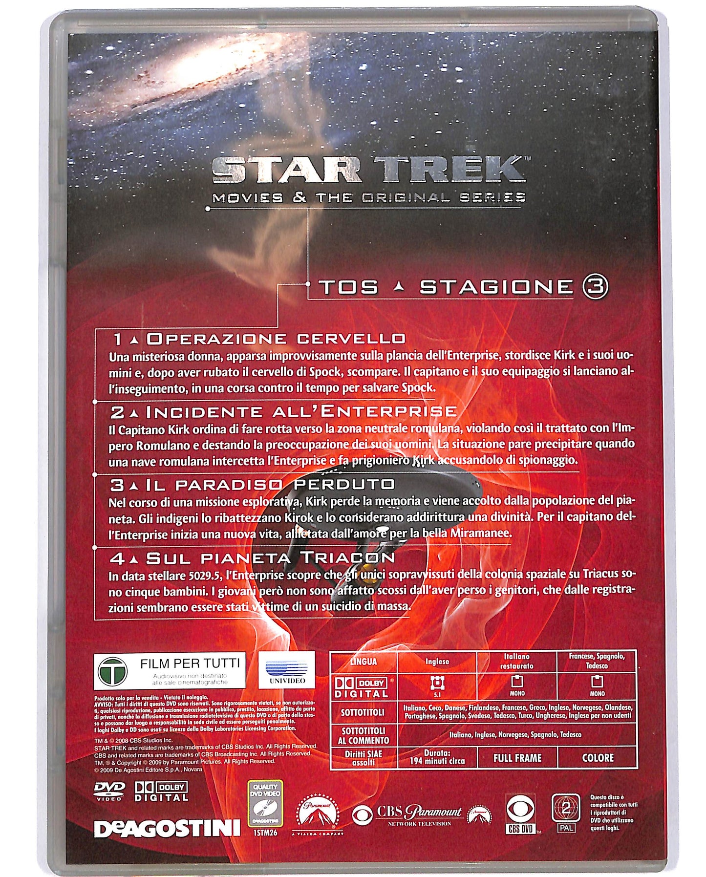 EBOND Star Trek TOS Stagione 3 Vol.26 EDITORIALE  DVD D684907