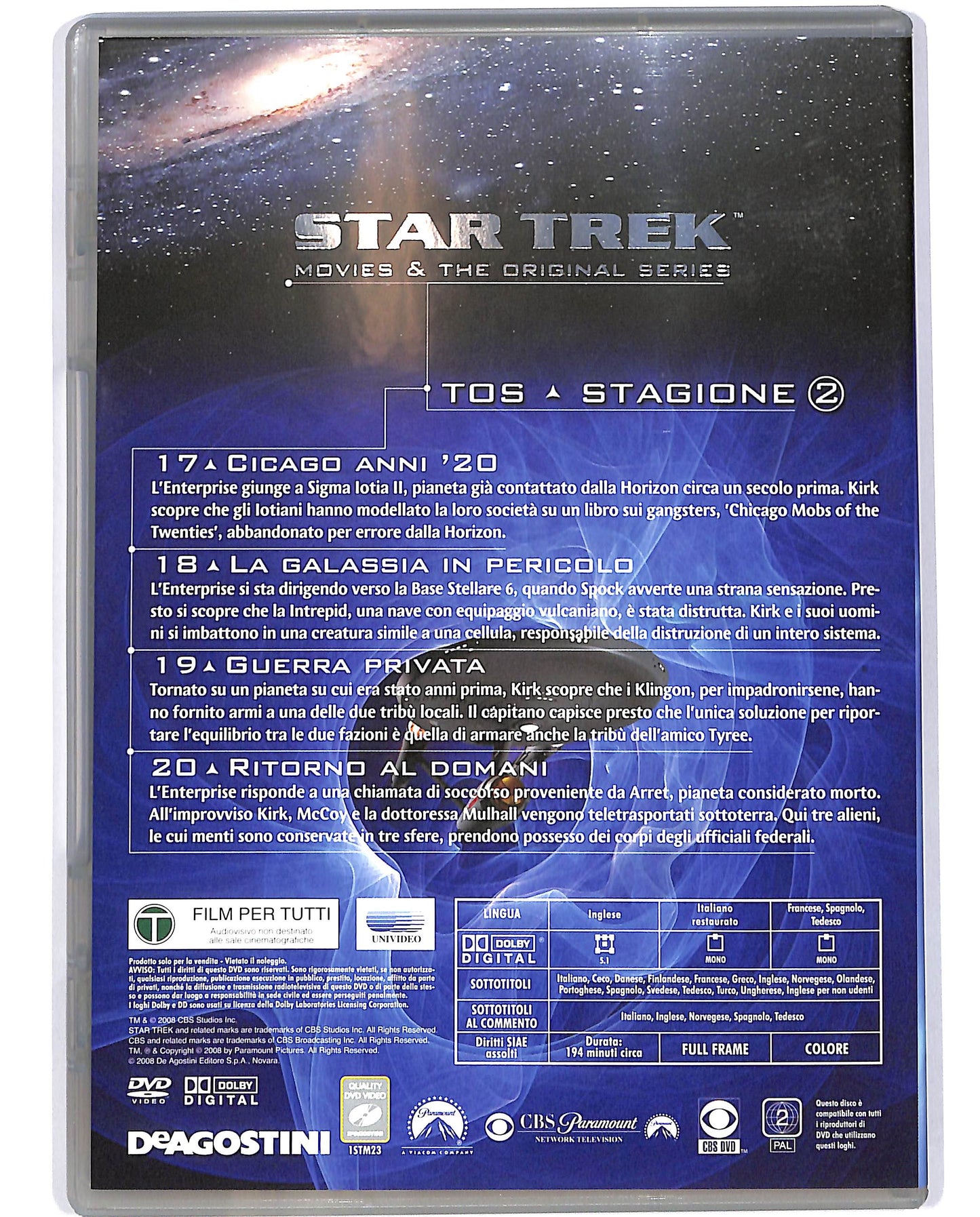 EBOND Star Trek TOS Stagione 2 Vol.23  EDITORIALE  DVD D684908