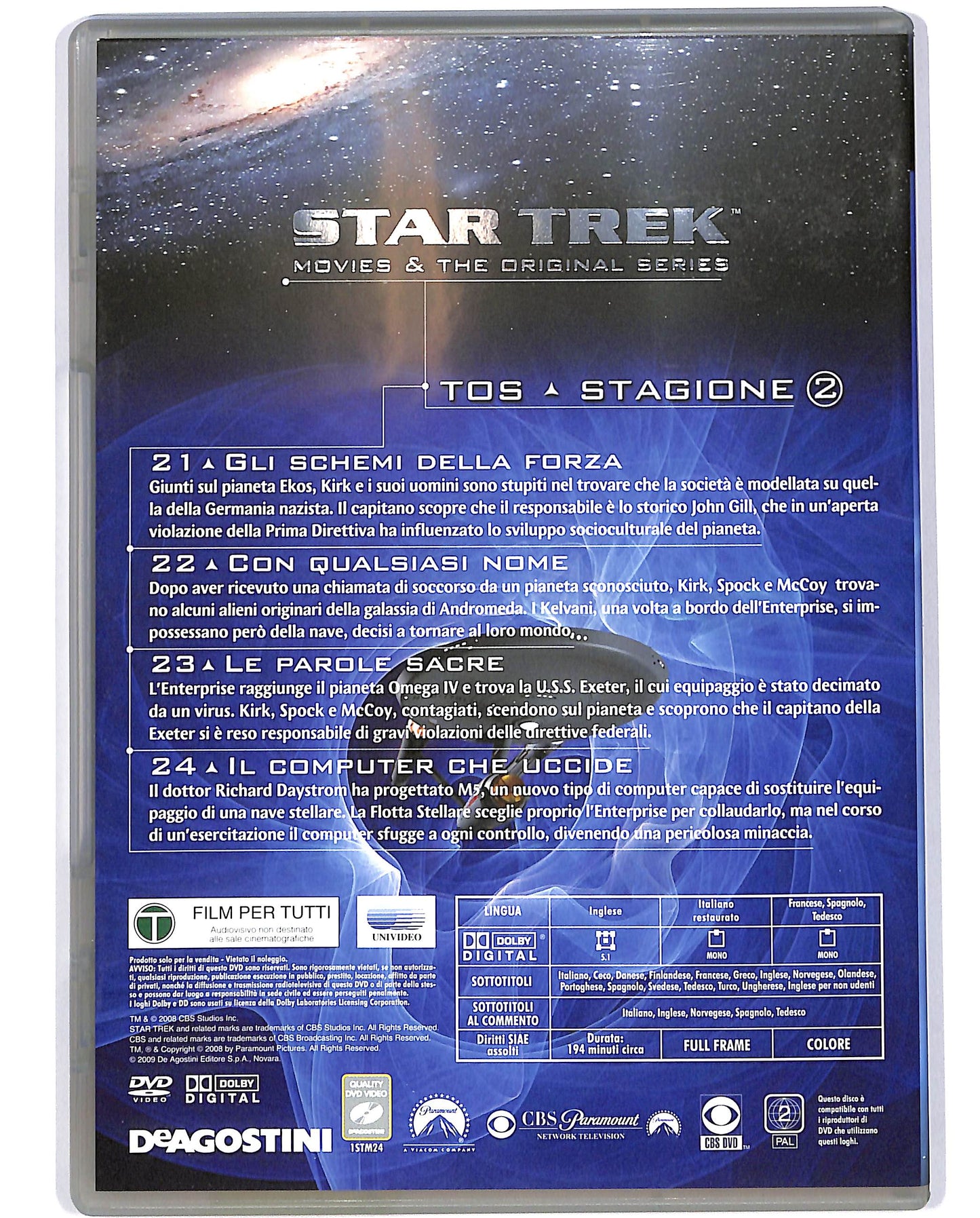 EBOND Star Trek TOS Stagione 2 Vol. 24 EDITORIALE  DVD D684909