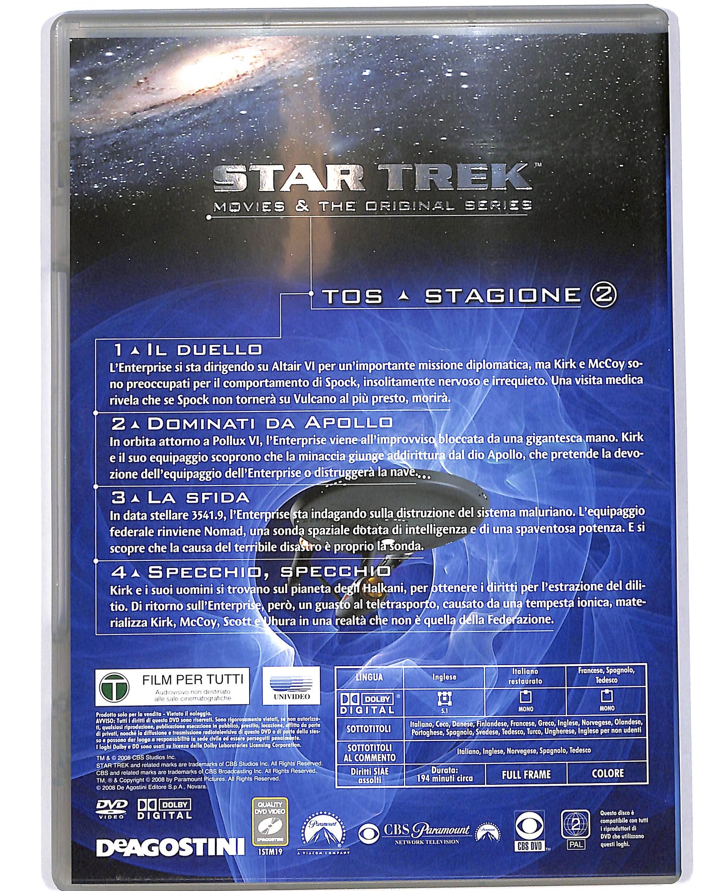 EBOND Star Trek TOS Stagione 2 Vol.19 EDITORIALE  DVD D684911