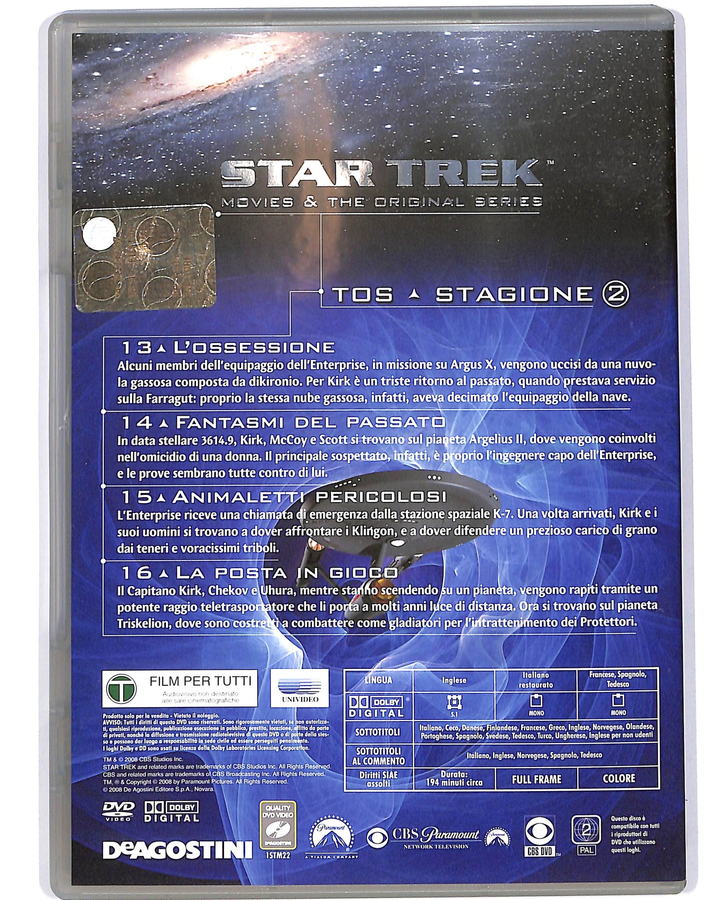 EBOND Star Trek TOS Stagione 2 Vol.22 EDITORIALE  DVD D684913