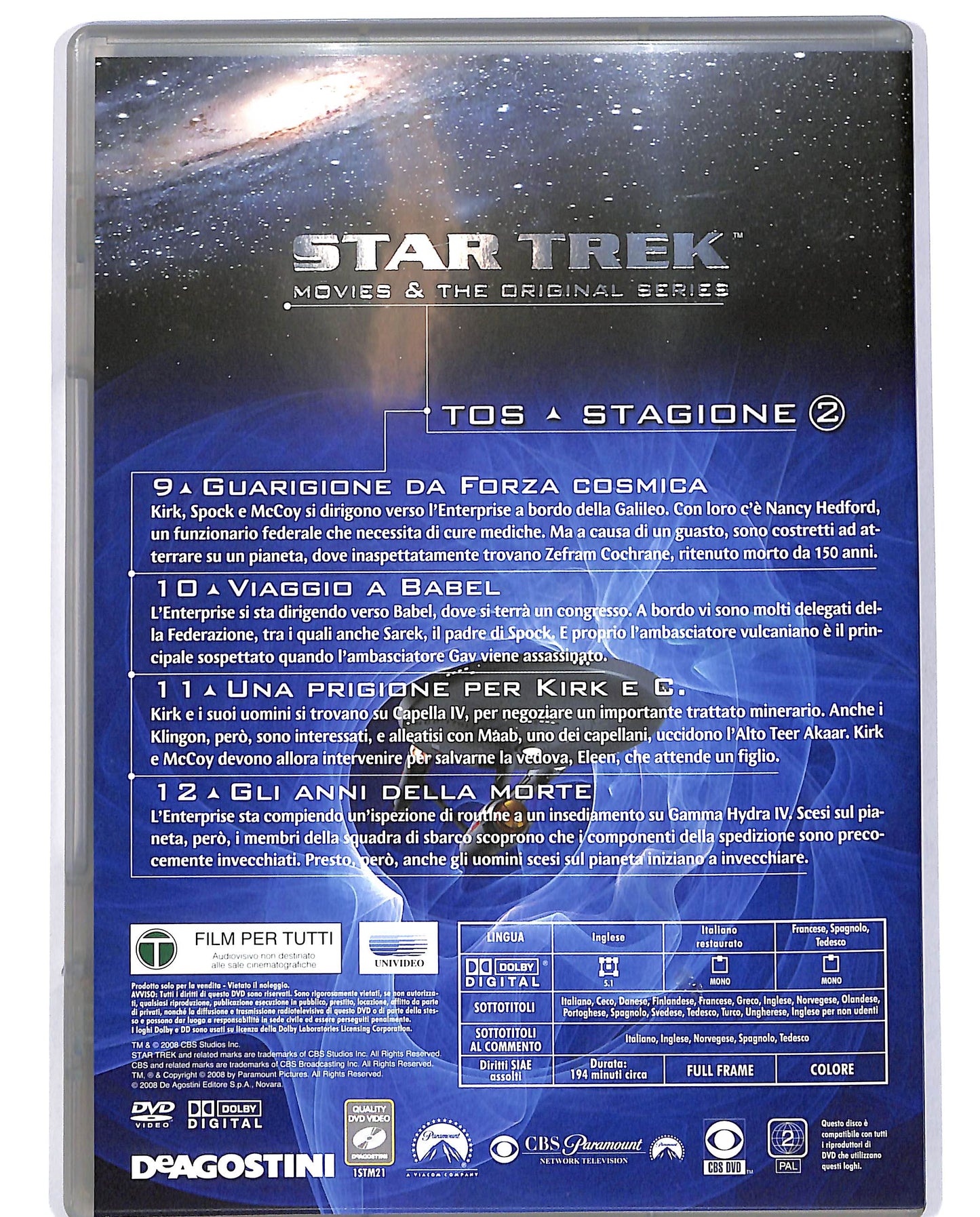 EBOND Star Trek TOS Stagione 2 vol.21 EDITORIALE  DVD D684931