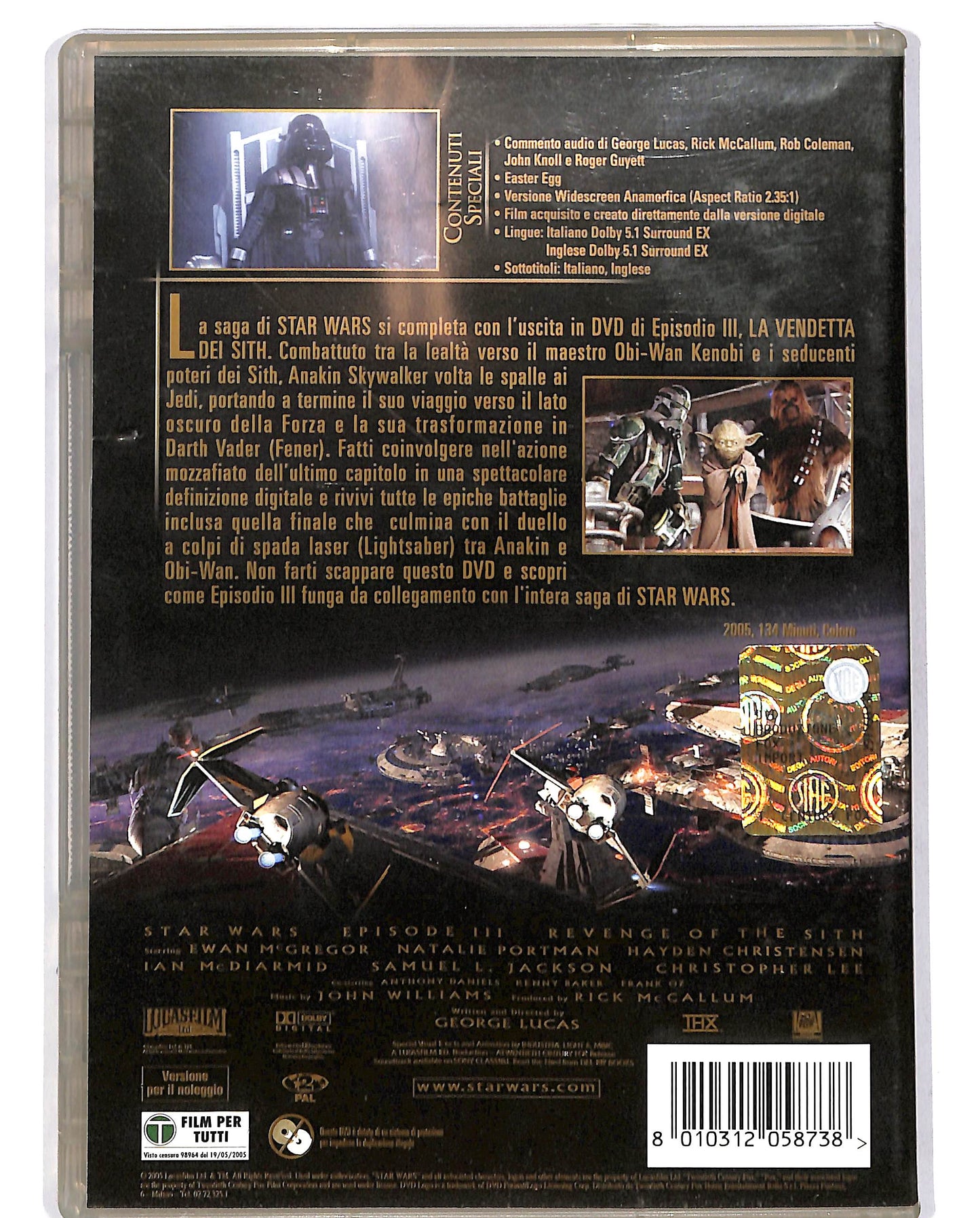 EBOND Star wars III La vendetta dei sith  NOLEGGIO DVD D685151